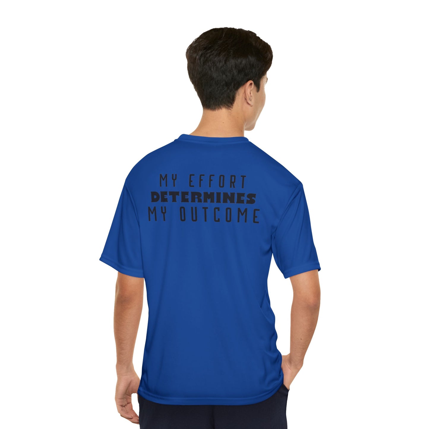 HUMANS BRAND - Motivational Men's Performance T-Shirt - 'My Effort Determines My Outcome'