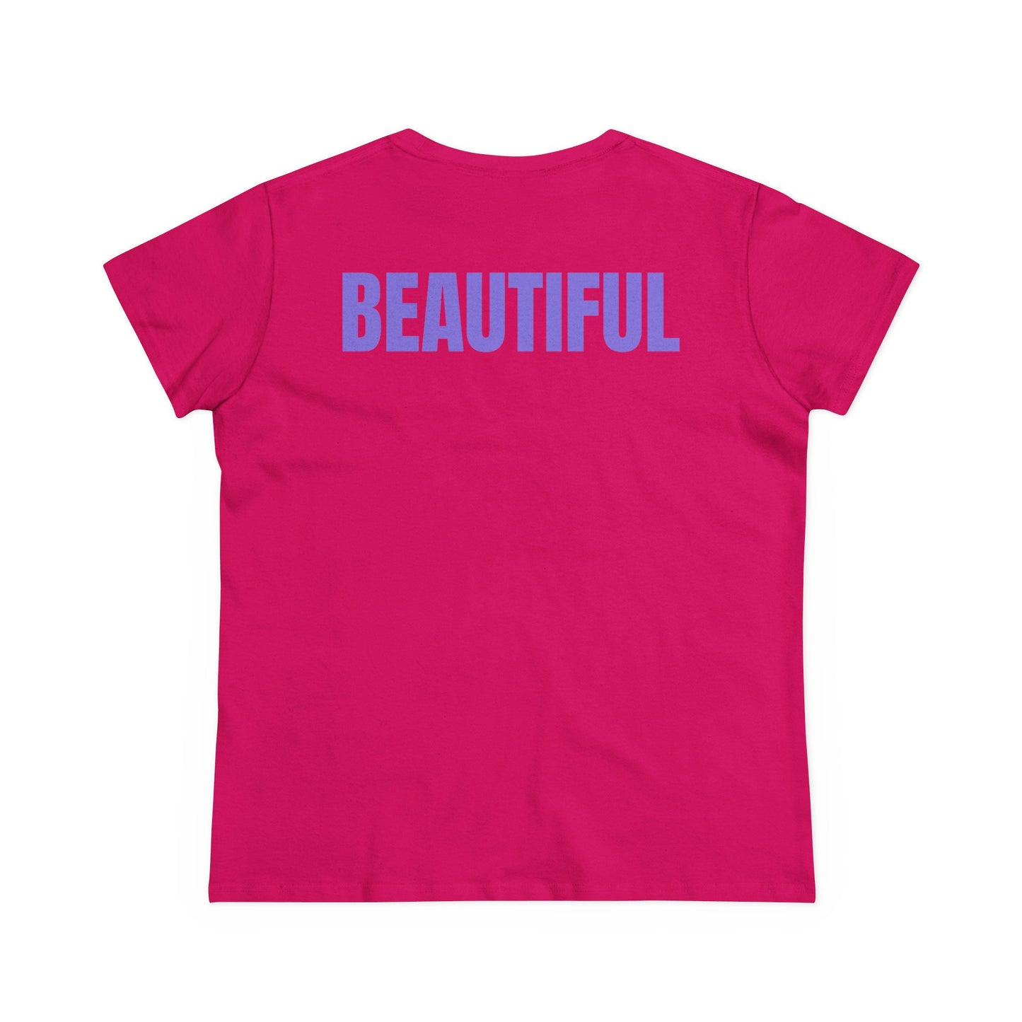 HUMANS BRAND - Empowering Women's Cotton Tee - "I Was The B-Word Beautiful Before My Success!"