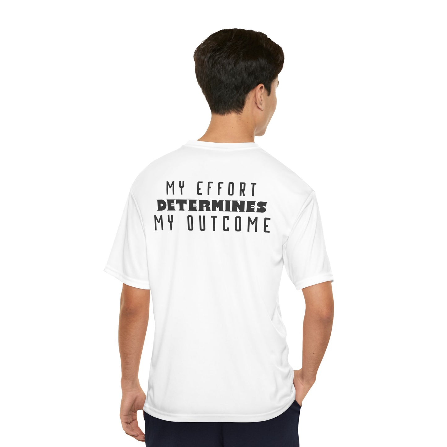 HUMANS BRAND - Motivational Men's Performance T-Shirt - 'My Effort Determines My Outcome'