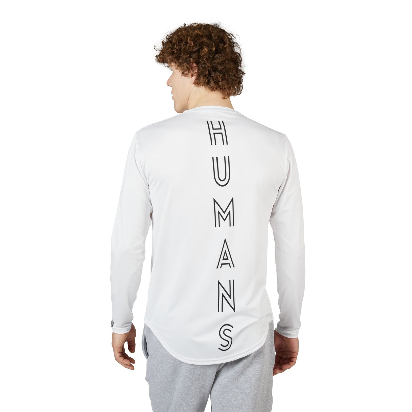 HUMANS APPAREL - Men's UV Protection Long Sleeve Shirt - "Don't Be Sorry, Be Better"