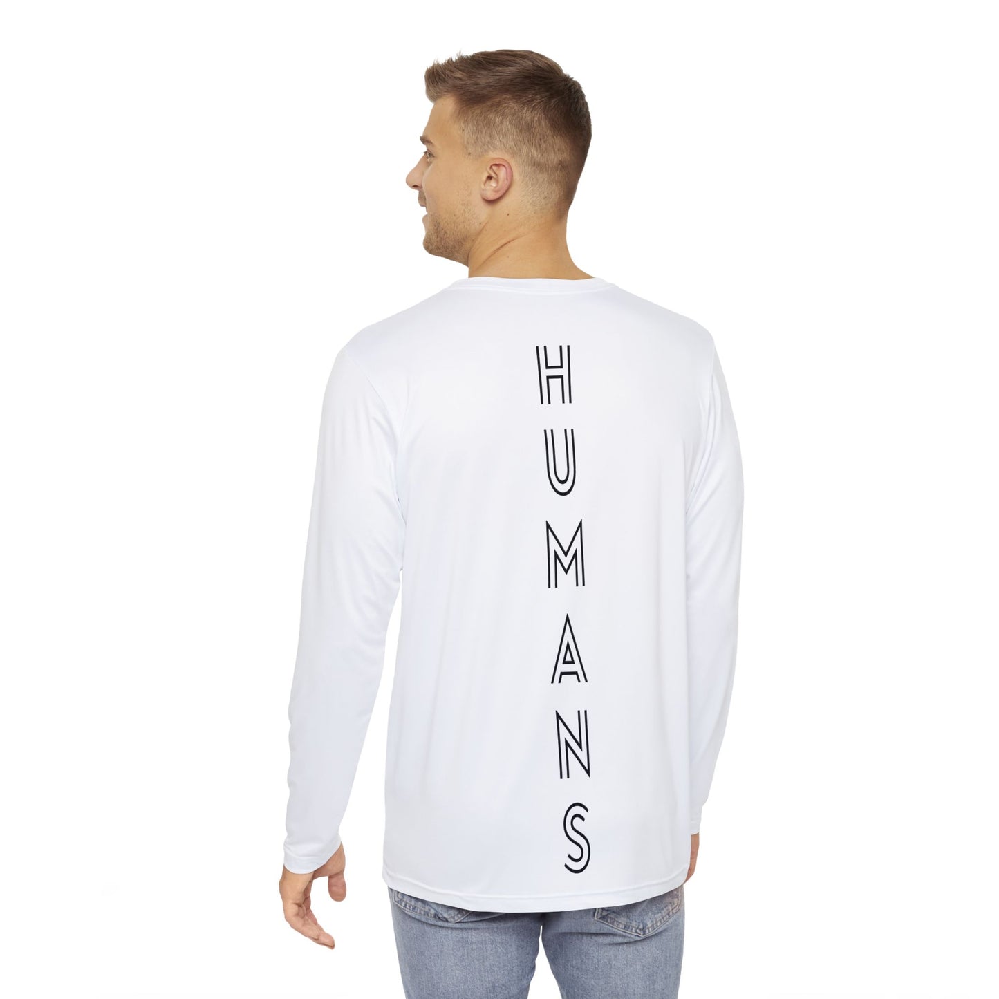 HUMANS BRAND - Men's Long Sleeve Shirt - Culture of Humans - Keep Us Strong