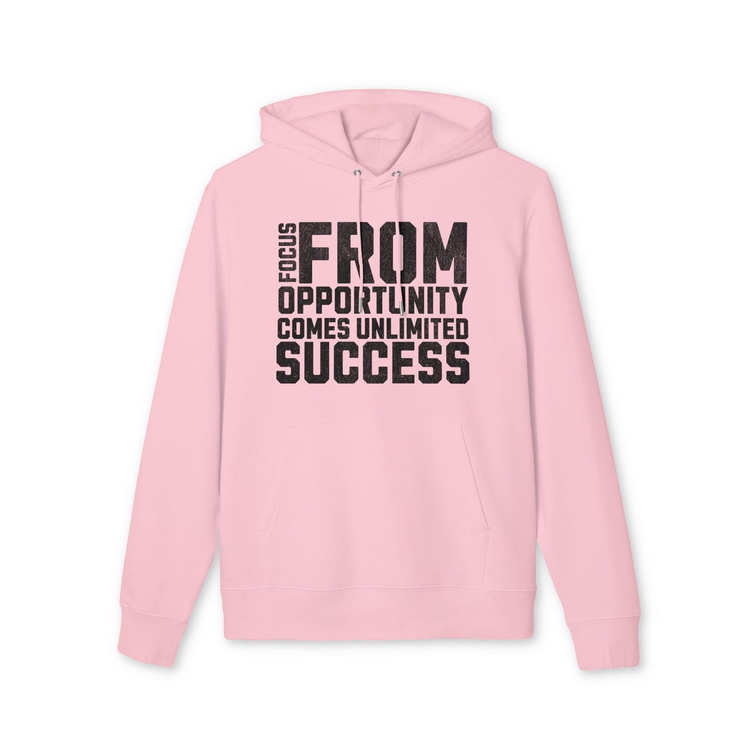 HUMANS BRAND - Motivational Unisex Hoodie - "FOCUS" - From Opportunity Comes Unlimited Success"
