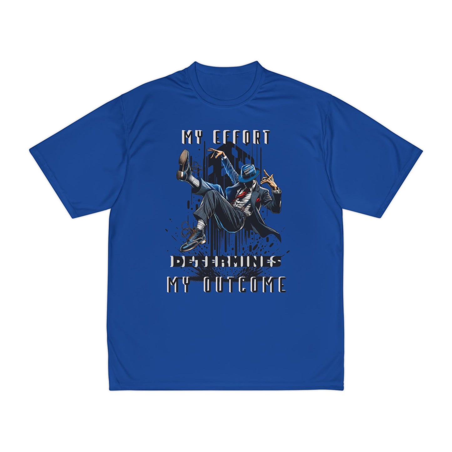 HUMANS BRAND - Motivational Men's Performance T-Shirt - 'My Effort Determines My Outcome'