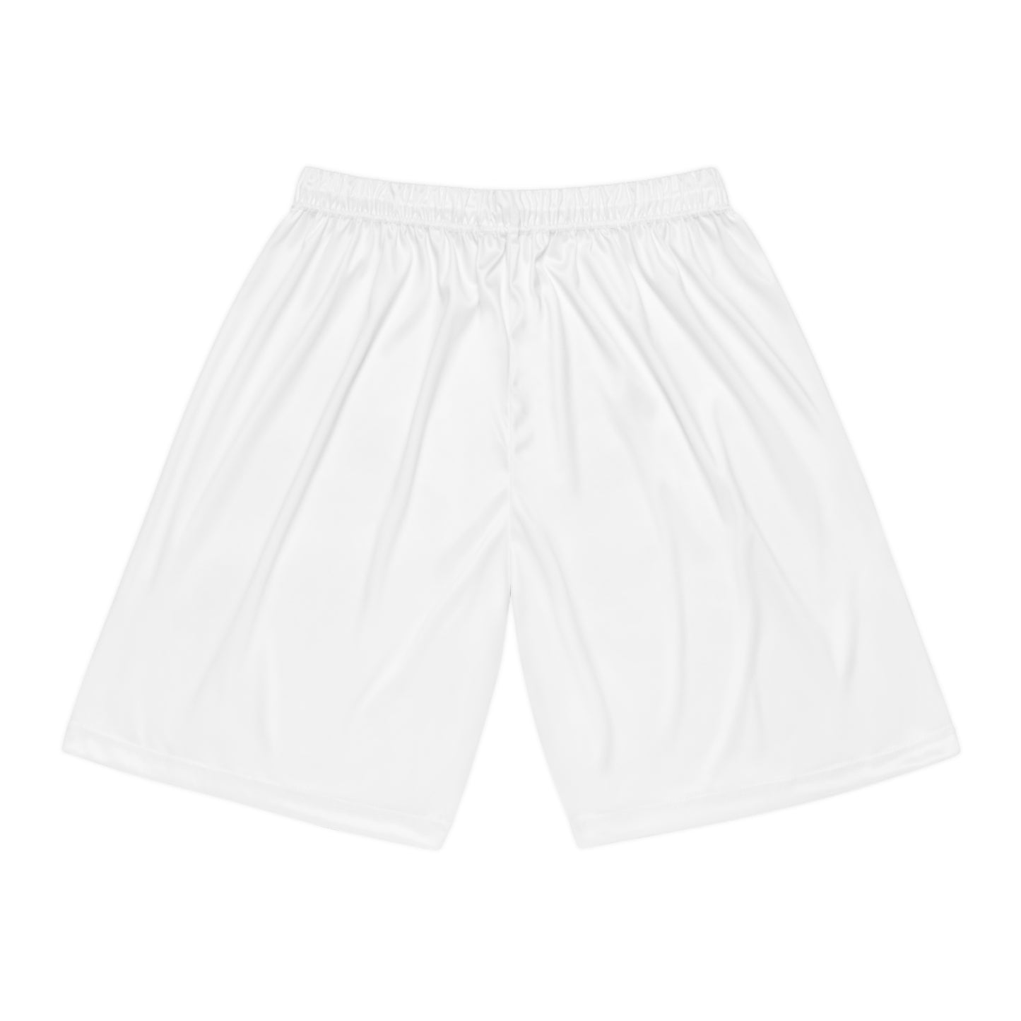 HUMANS BRAND - Hope Basketball Shorts - White Athletic Wear for Sports & Casual Style