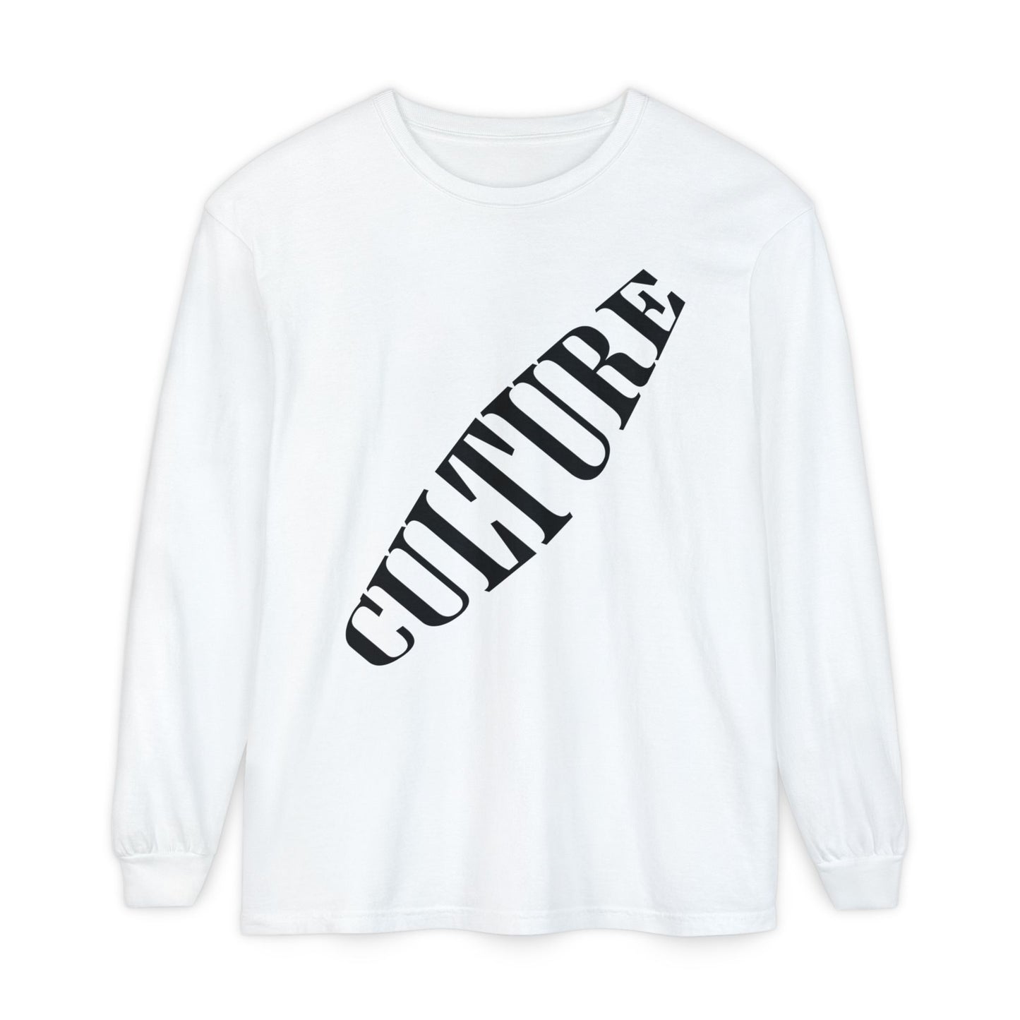 HUMANS APPAREL - Unisex Long Sleeve T-Shirt - 'Culture' Graphic Tee for Trendsetters