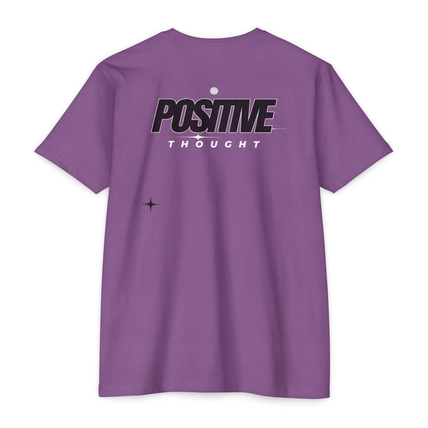 HUMANS APPAREL - Positive Thought Unisex CVC Jersey T-Shirt - Inspirational Graphic Tee