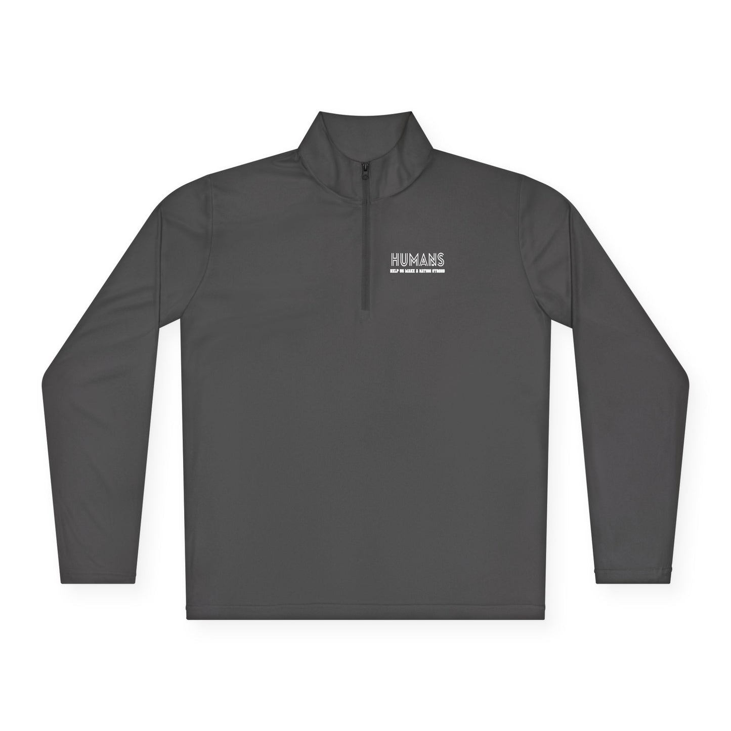 HUMANS APPAREL - Unisex Quarter-Zip Pullover - Cozy Layer for Humans, Perfect for Casual Outings, Gifts for Friends, Outdoor Adventures, Everyday Wear