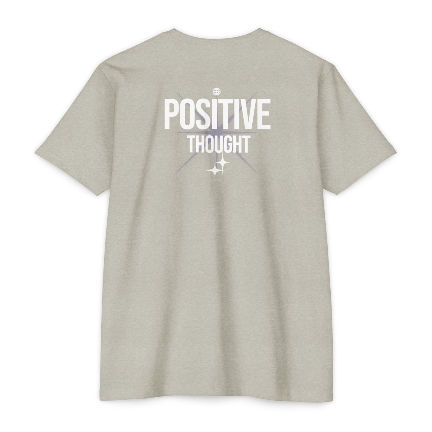 HUMANS APPAREL - Positive Thought Unisex CVC Jersey T-Shirt - Inspirational Quote Tee "Passion, Drive & Desire"