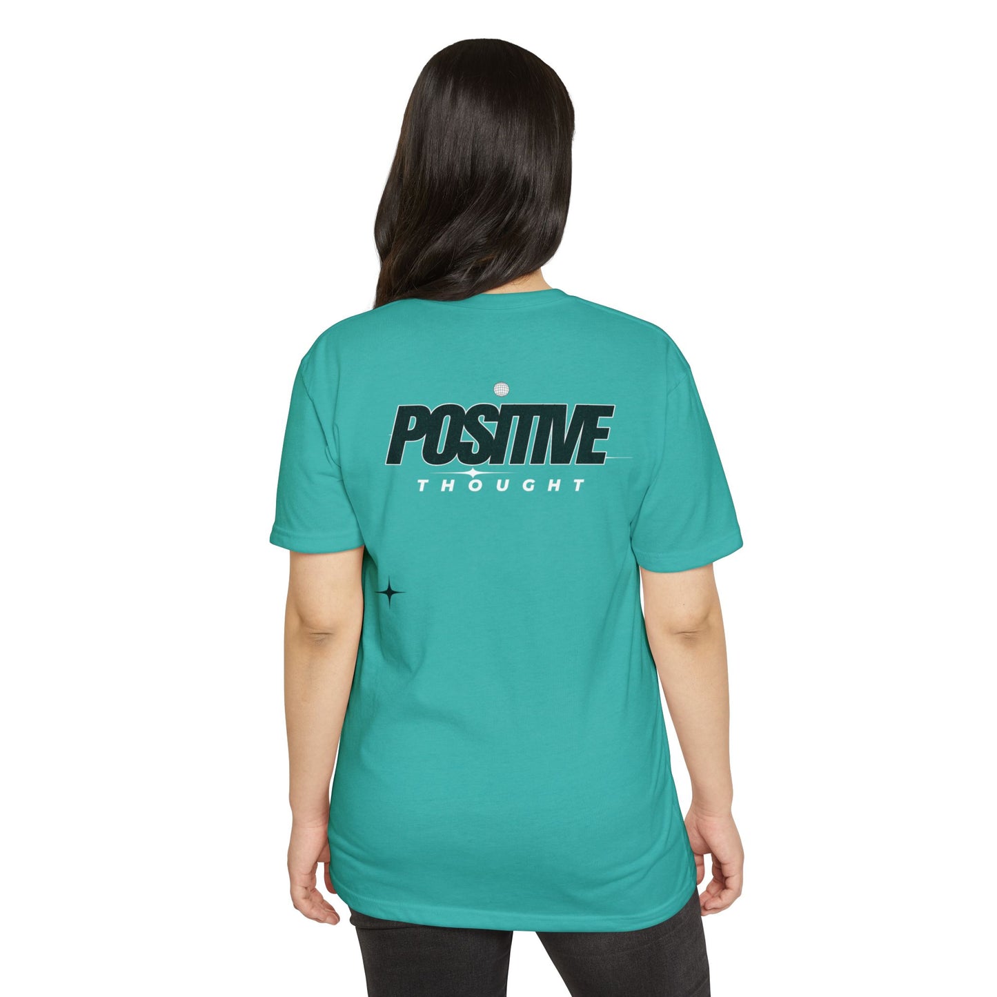 HUMANS APPAREL - Positive Thought Unisex CVC Jersey T-Shirt - Inspirational Graphic Tee