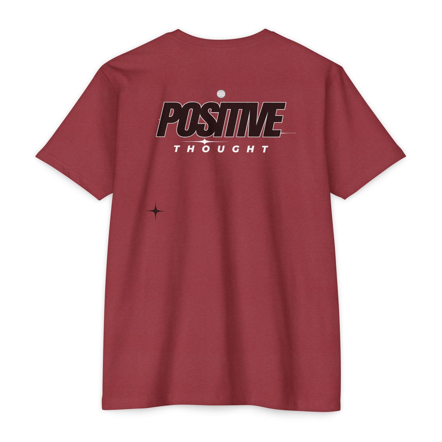 HUMANS APPAREL - Positive Thought Unisex CVC Jersey T-Shirt - Inspirational Graphic Tee