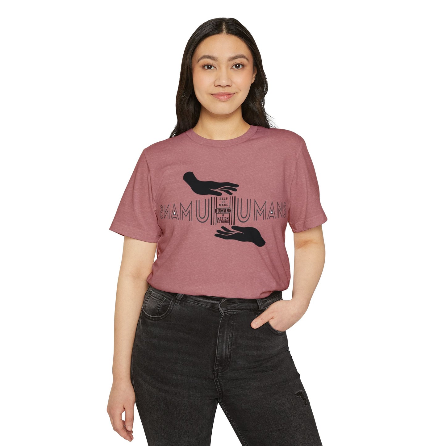 HUMANS APPAREL - Women's Organic T-Shirt - With Healing Hands Logo
