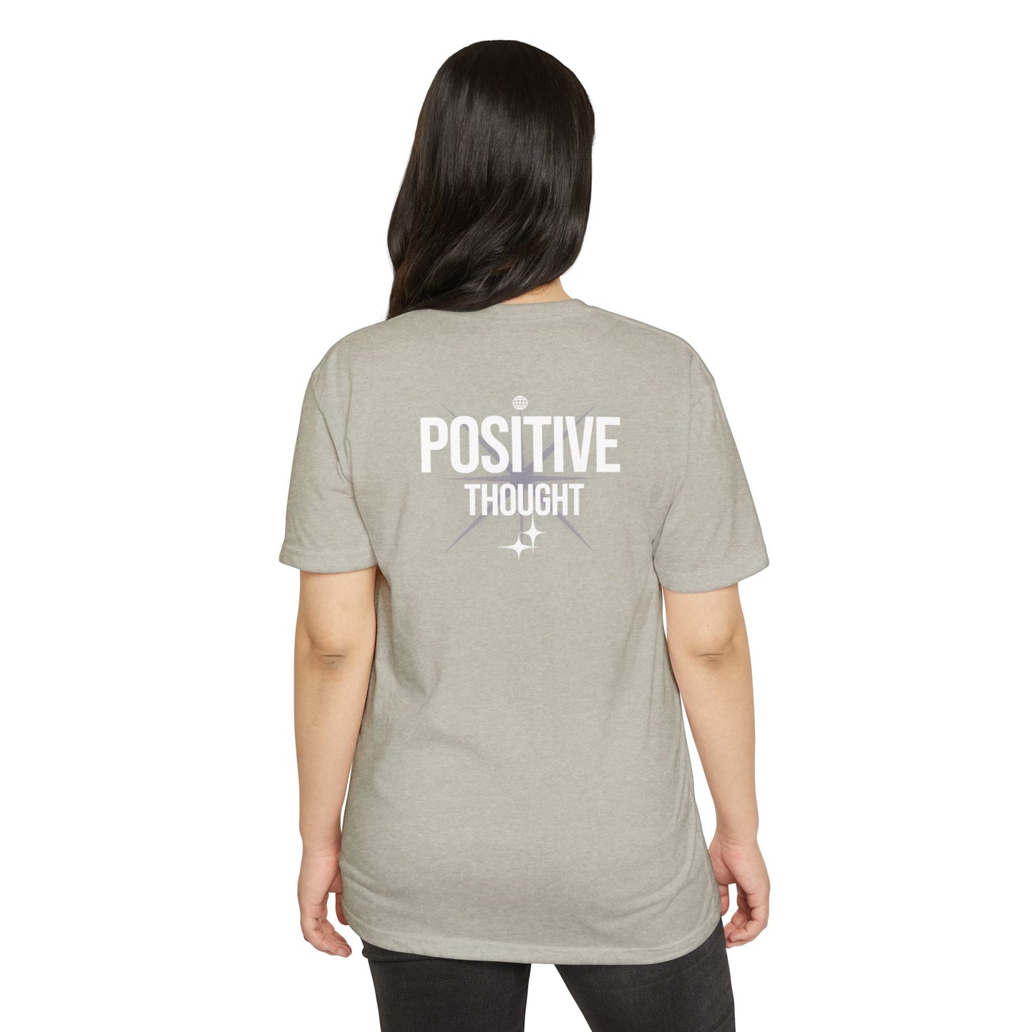 HUMANS APPAREL - Positive Thought Unisex CVC Jersey T-Shirt - Inspirational Quote Tee "Passion, Drive & Desire"