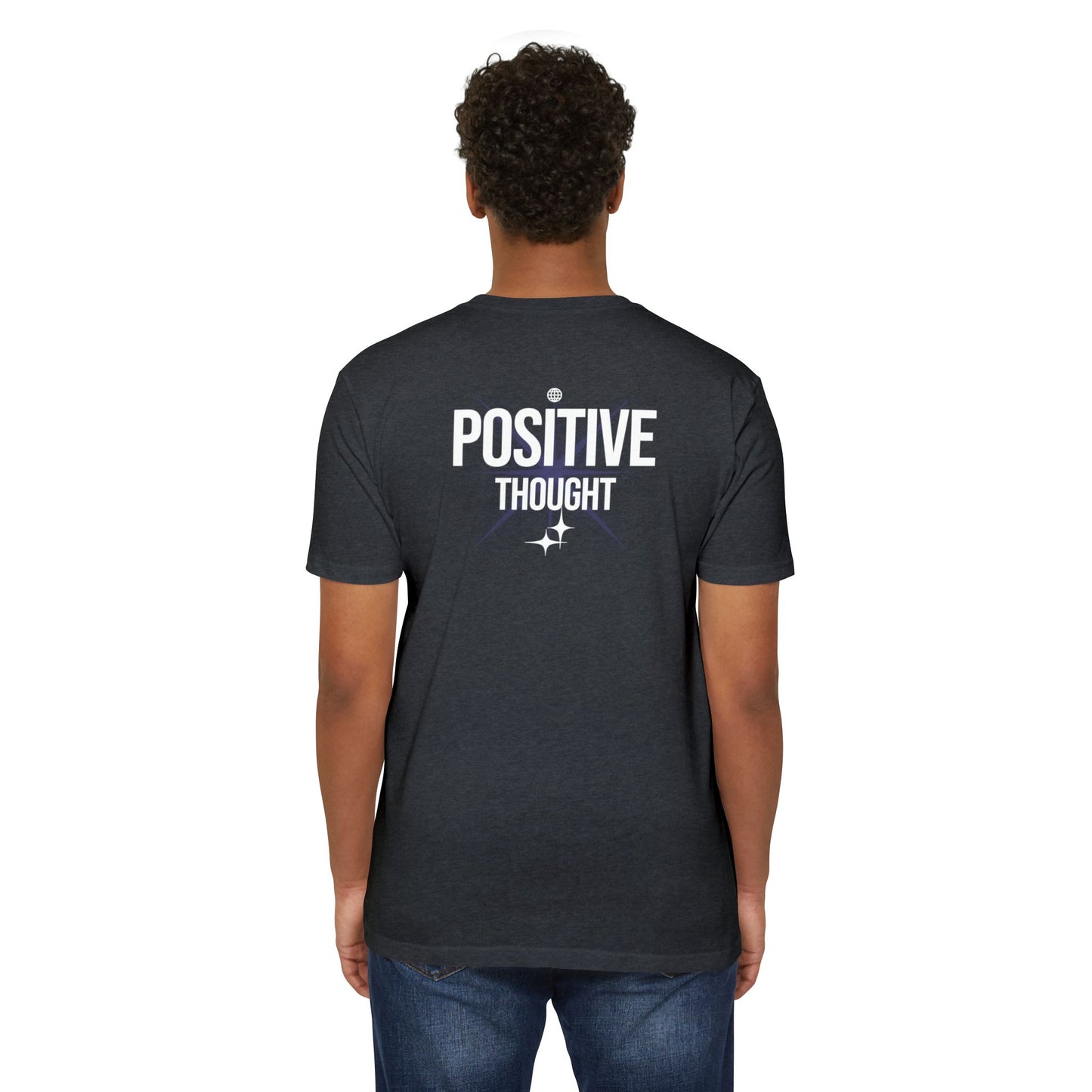HUMANS APPAREL - Positive Thought Unisex CVC Jersey T-Shirt - Inspirational Quote Tee "Passion, Drive & Desire"