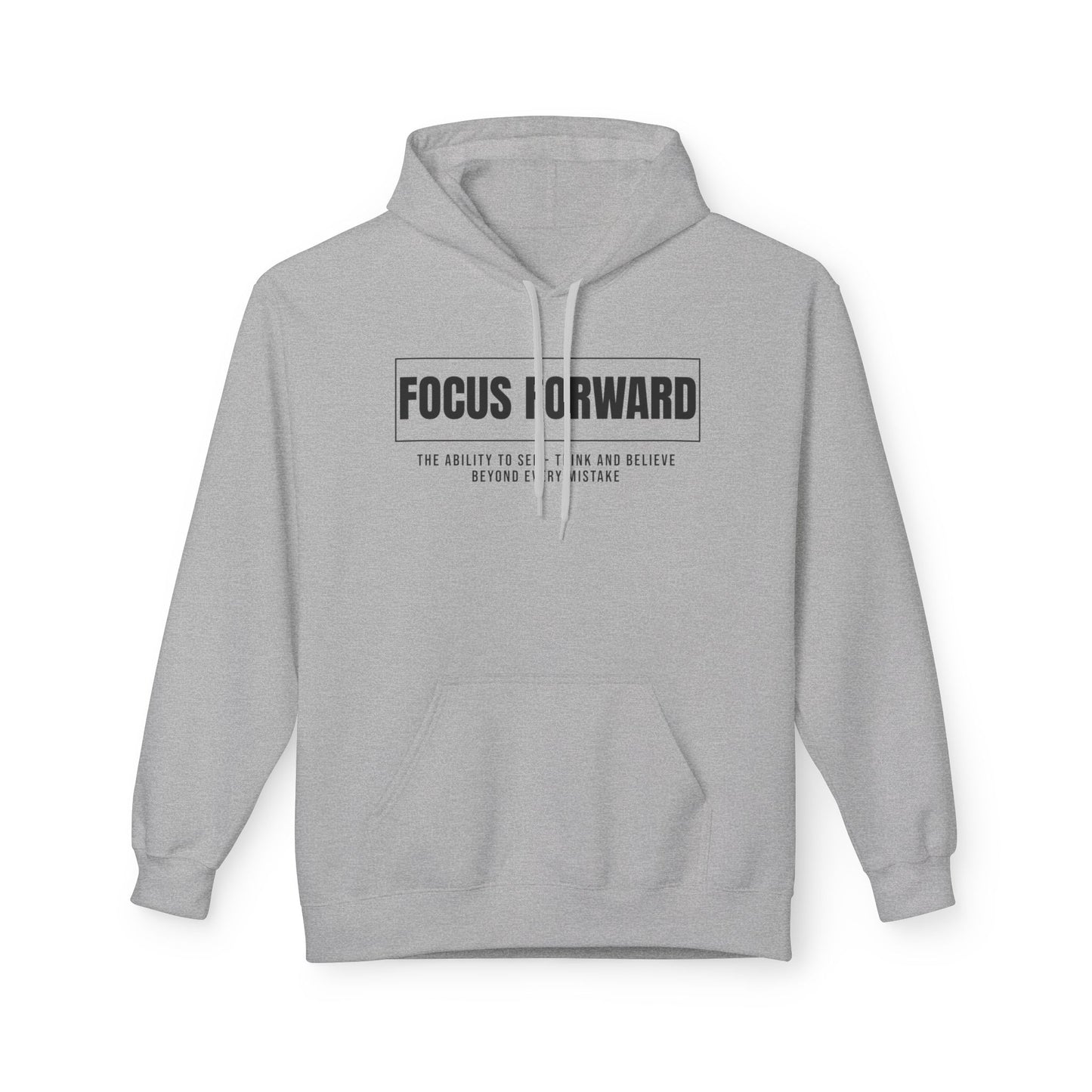 HUMANS APPAREL- "Focus Forward" Fleece Hoodie - Inspirational Fashion for Dreamers, Cozy Layer for Every Season, Motivational Gift for Friends, Unisex [...]