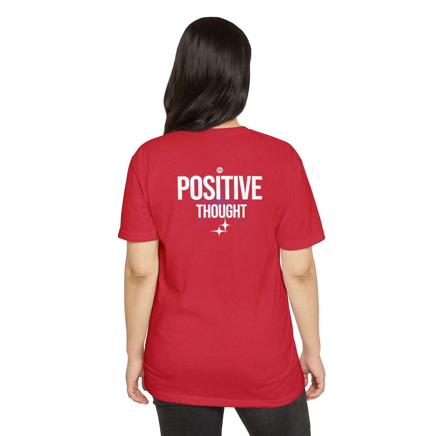 HUMANS APPAREL - Positive Thought Unisex CVC Jersey T-Shirt - Inspirational Quote Tee "Passion, Drive & Desire"