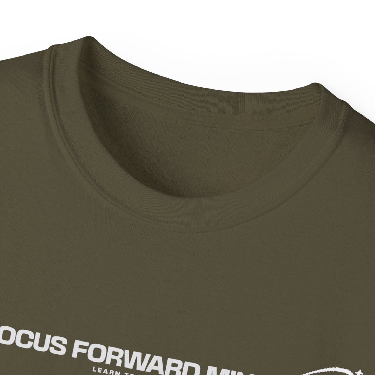 HUMANS APPAREL - Focus Forward Mindset Unisex Ultra Cotton Tee - Motivational Shirt for Everyday Inspiration