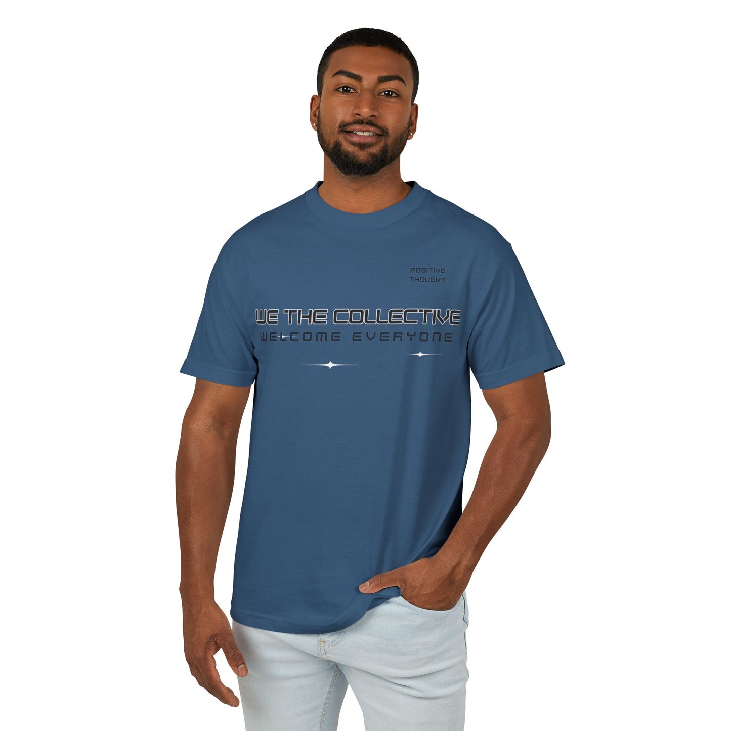 HUMANS APPAREL - Positive Thought, "We The Collective" Tee - Unisex Cotton Shirt for Unity and Support