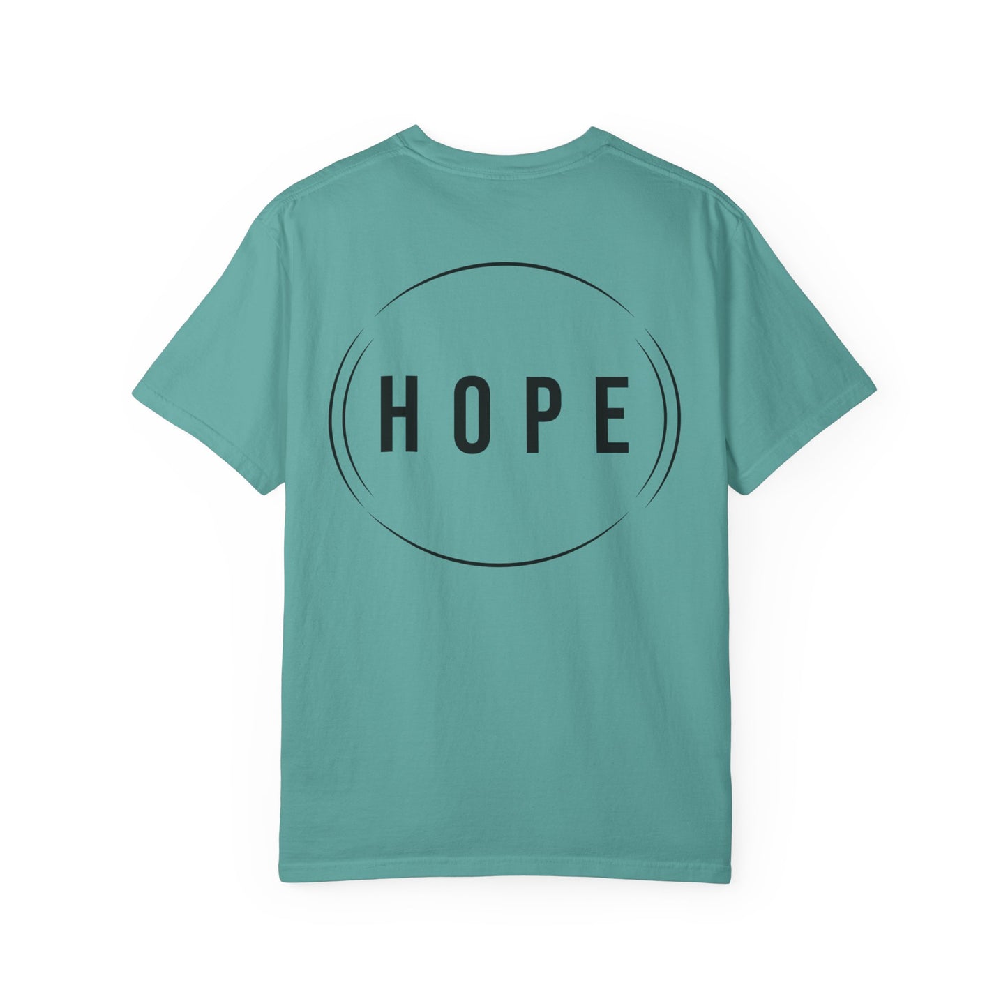 HUMANS APPAREL - Unisex Garment-Dyed T-Shirt - "Hope Helping Other People Evolve" Inspirational Tee