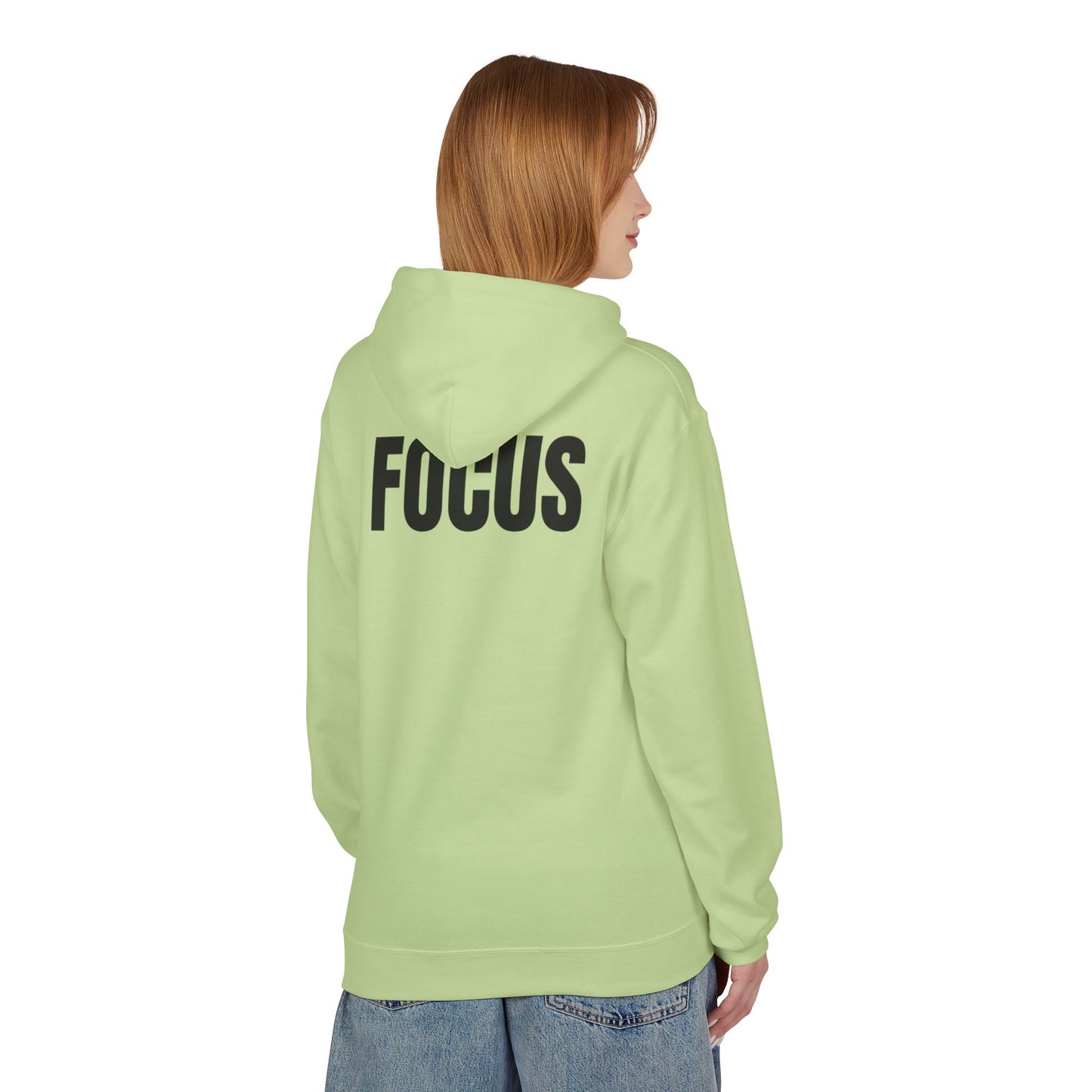 HUMANS APPAREL- "Focus Forward" Fleece Hoodie - Inspirational Fashion for Dreamers, Cozy Layer for Every Season, Motivational Gift for Friends, Unisex [...]