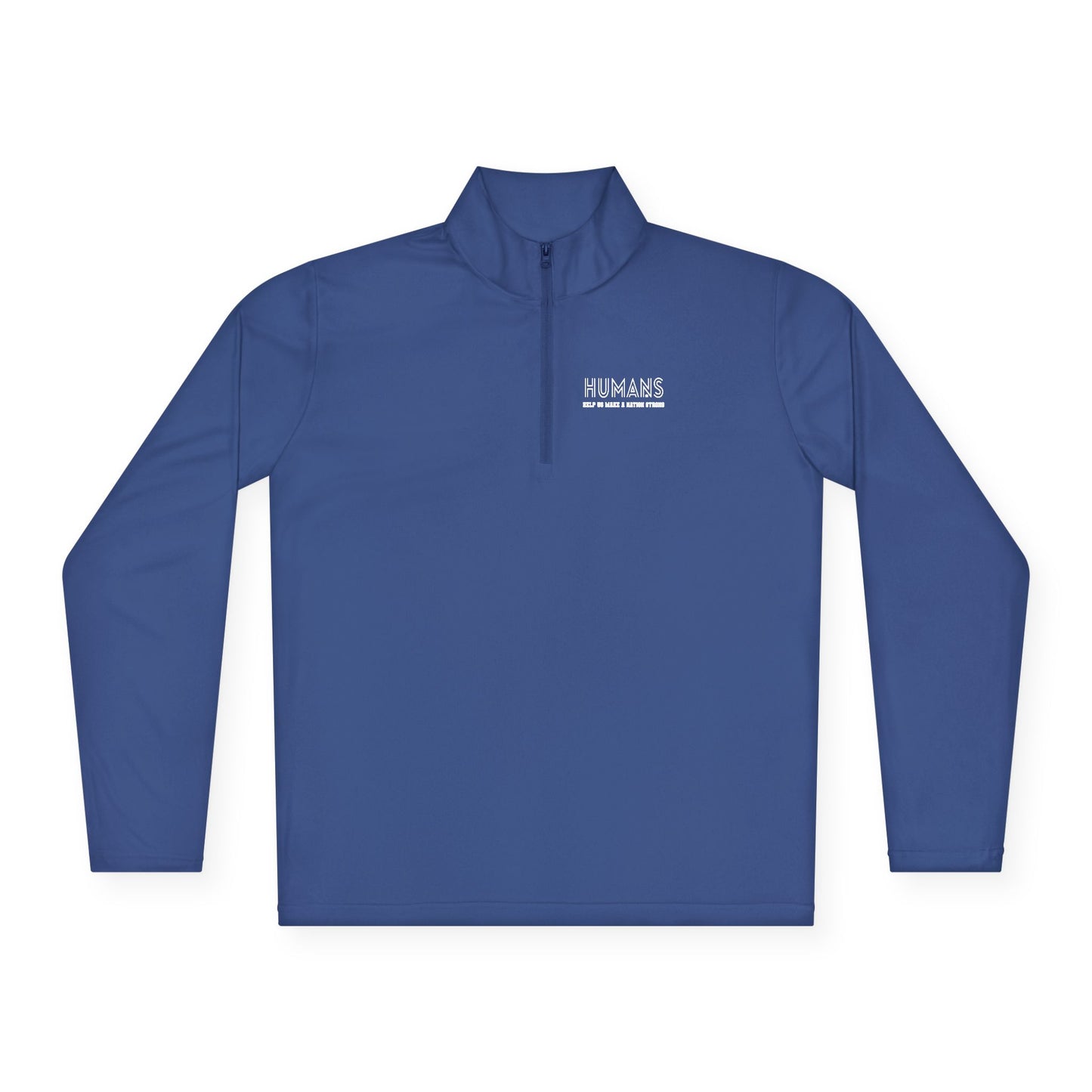 HUMANS APPAREL - Unisex Quarter-Zip Pullover - Cozy Layer for Humans, Perfect for Casual Outings, Gifts for Friends, Outdoor Adventures, Everyday Wear