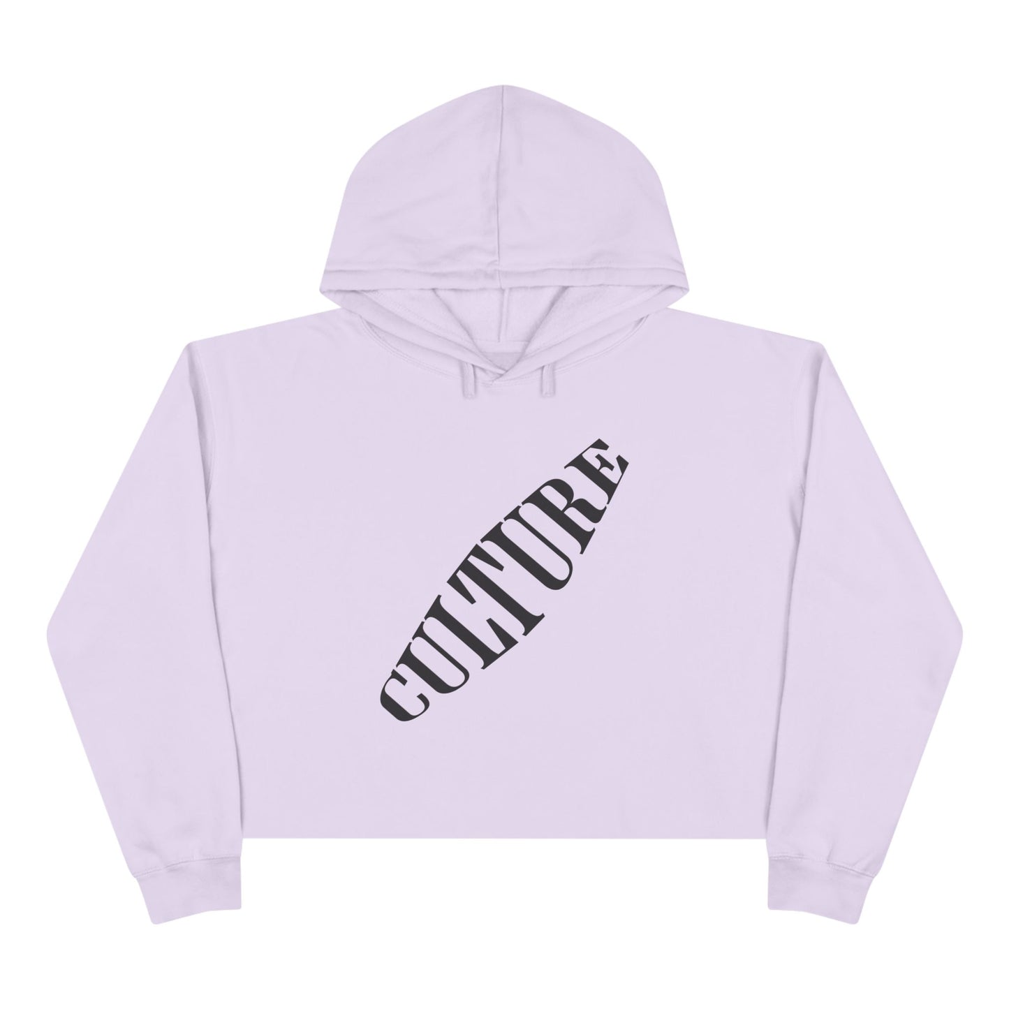 HUMANS APPAREL - Trendy "CULTURE" Crop Women's Hoodie - Statement Sweatshirt for Fashion Lovers