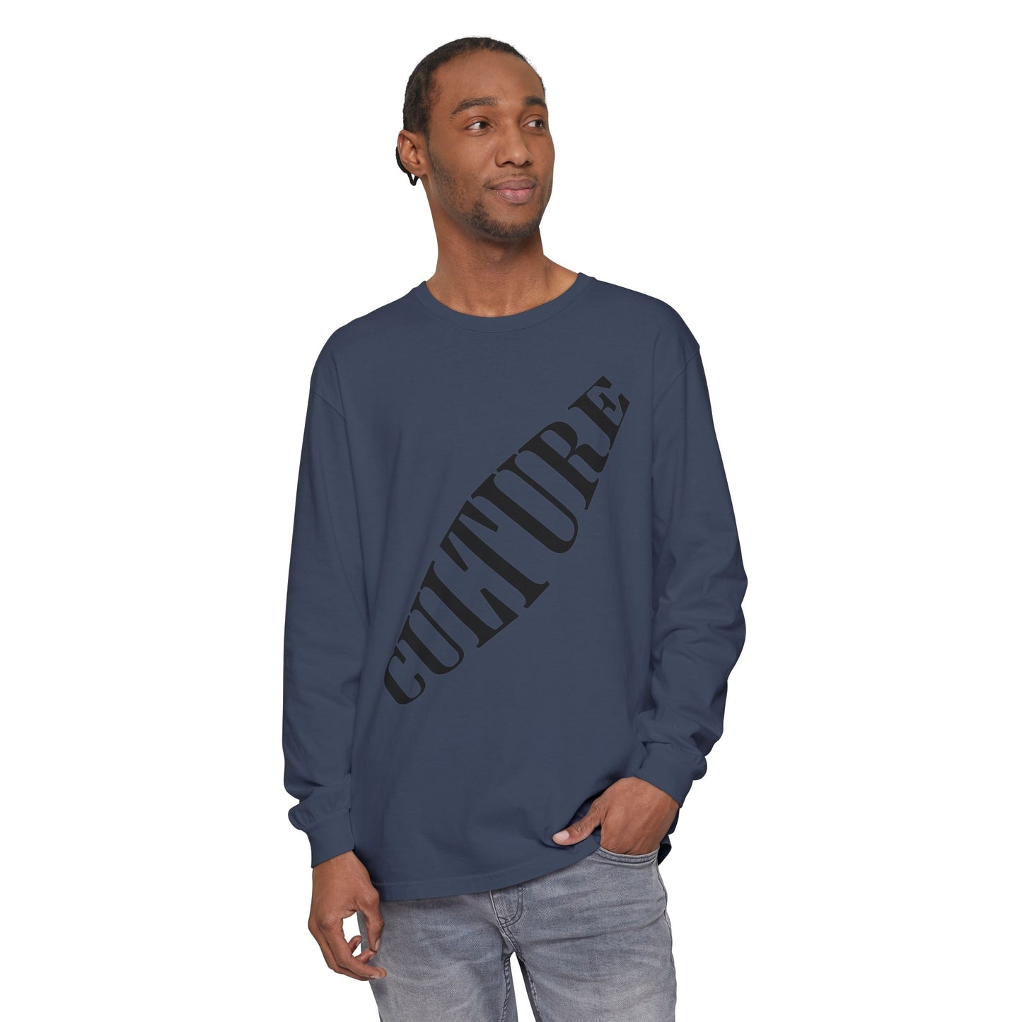 HUMANS APPAREL - Unisex Long Sleeve T-Shirt - 'Culture' Graphic Tee for Trendsetters