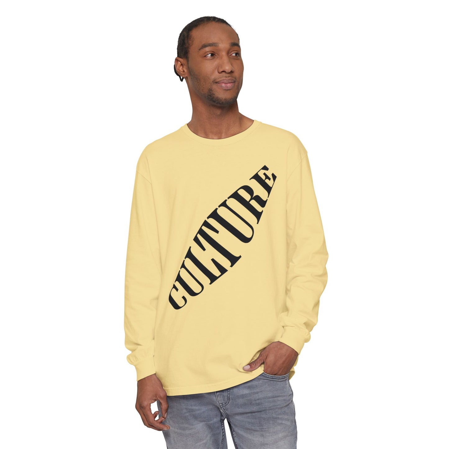 HUMANS APPAREL - Unisex Long Sleeve T-Shirt - 'Culture' Graphic Tee for Trendsetters