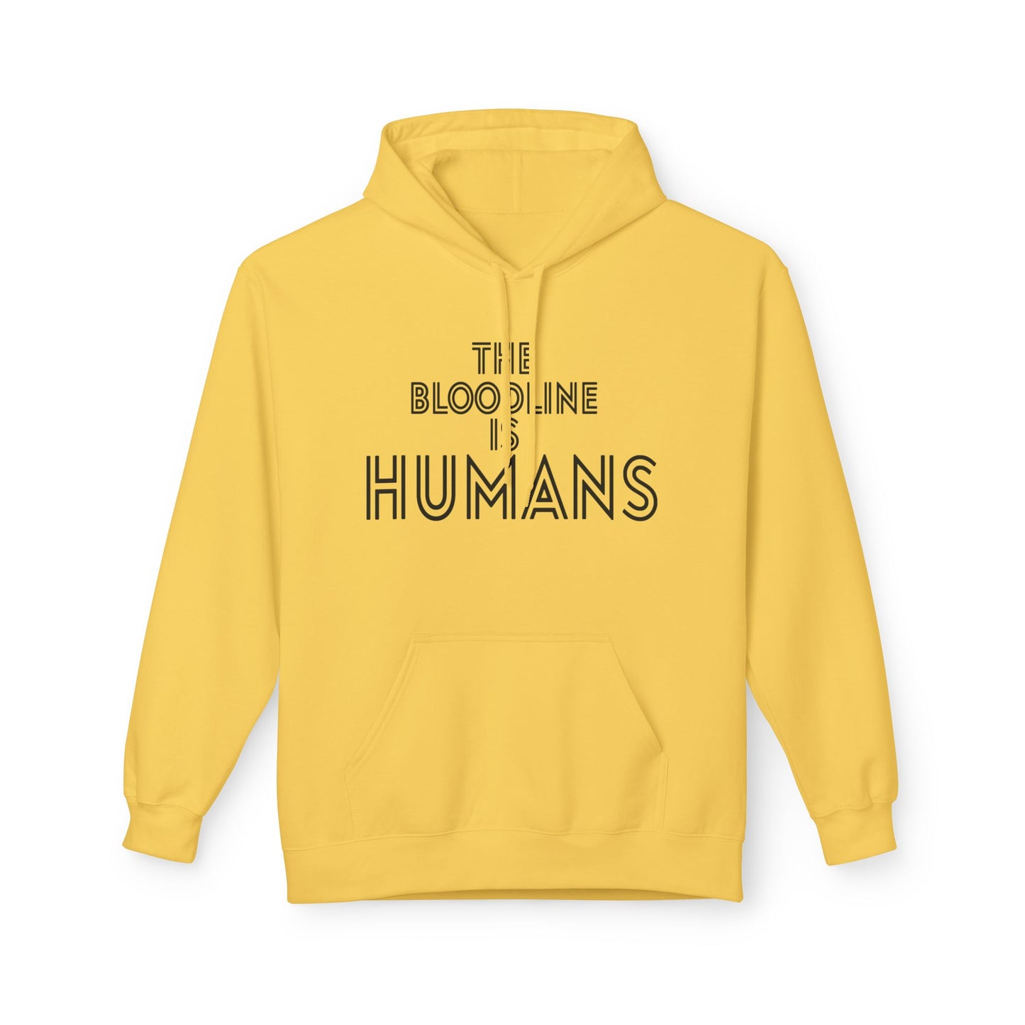 HUMANS APPAREL - The Bloodline is Humans Hoodie - Unisex Soft Style Fleece Sweatshirt