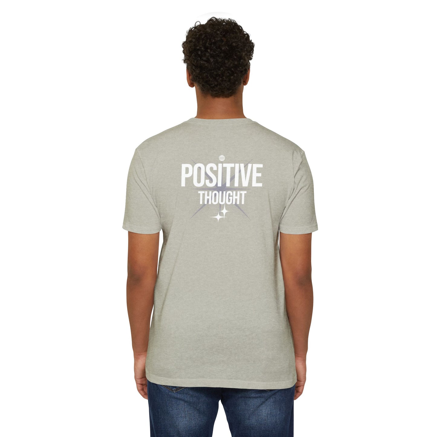 HUMANS APPAREL - Positive Thought Unisex CVC Jersey T-Shirt - Inspirational Quote Tee "Passion, Drive & Desire"