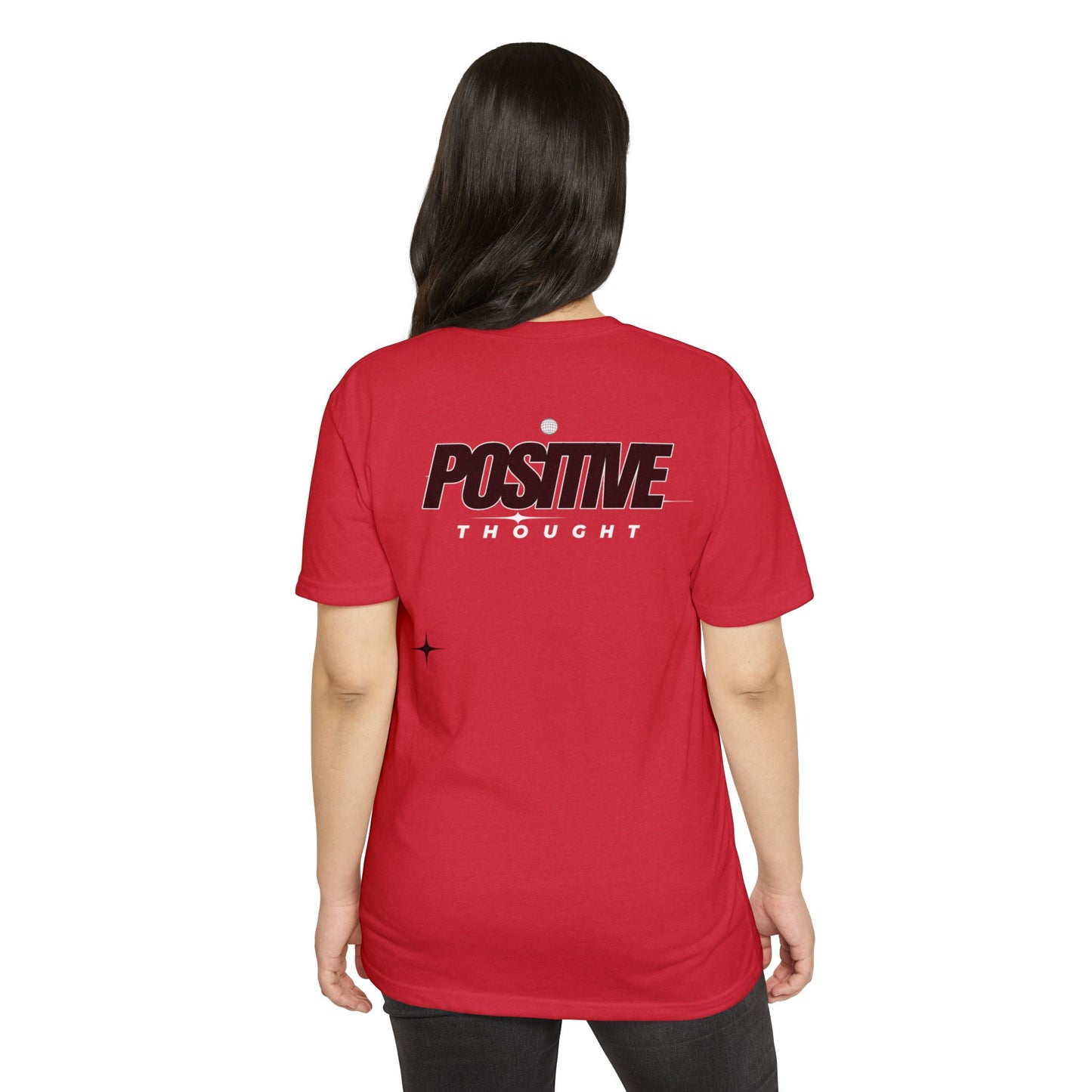 HUMANS APPAREL - Positive Thought Unisex CVC Jersey T-Shirt - Inspirational Graphic Tee