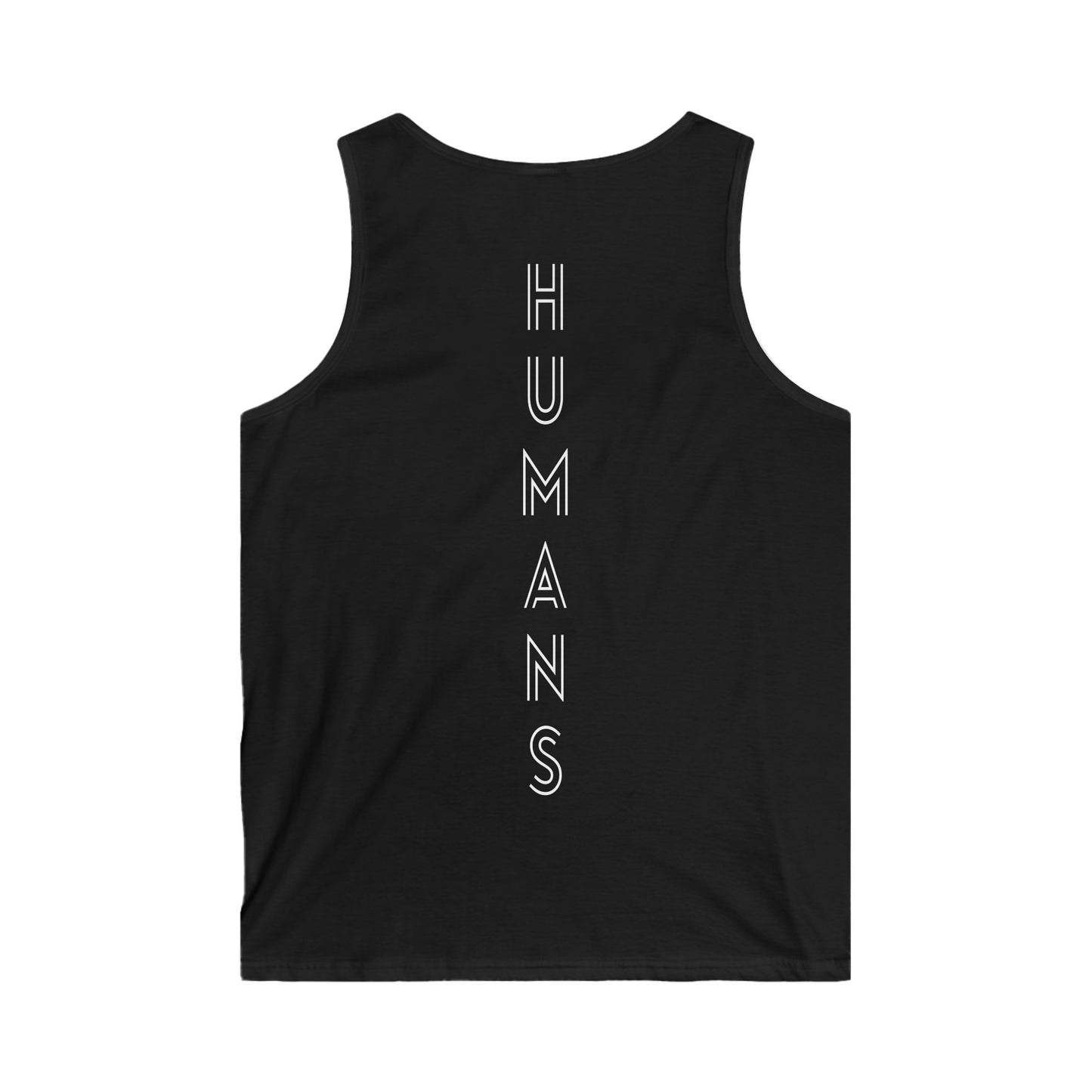 HUMANS APPAREL - Men's Soft-Style Tank Top - 'Humans: Help Us Make a Nation Strong' Inspirational Apparel