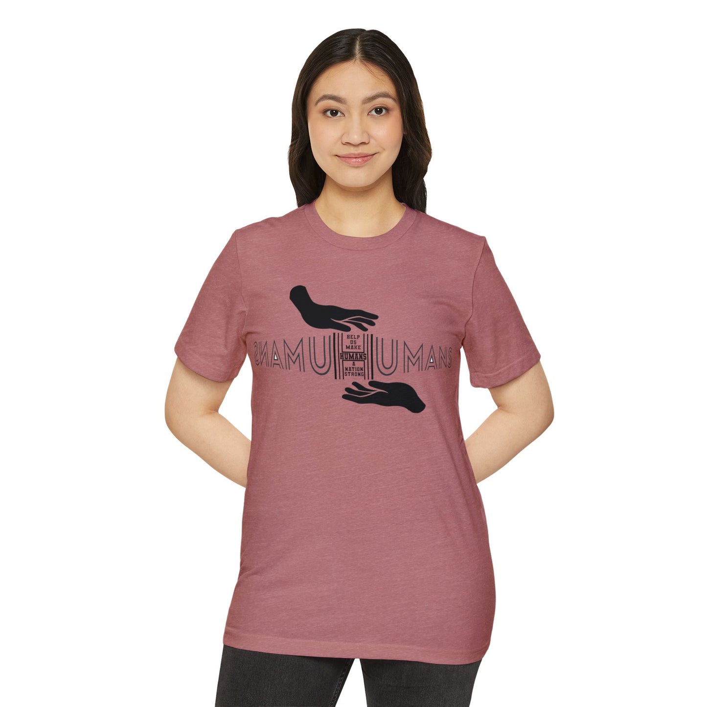 HUMANS APPAREL - Women's Organic T-Shirt - With Healing Hands Logo