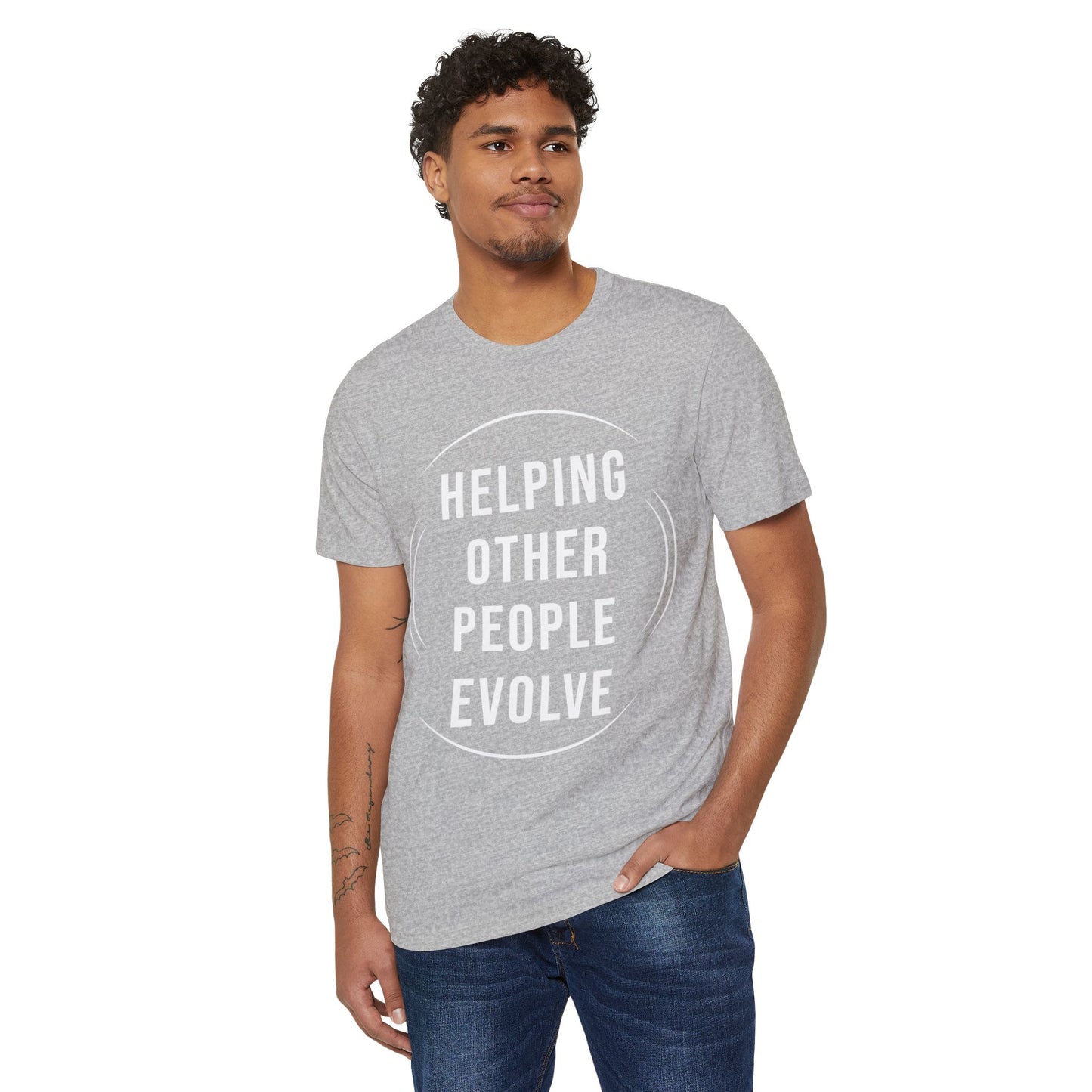 HUMANS APPAREL - Eco-Friendly Hope T-Shirt - Inspiring Message for Growth, Unisex Organic Tee.