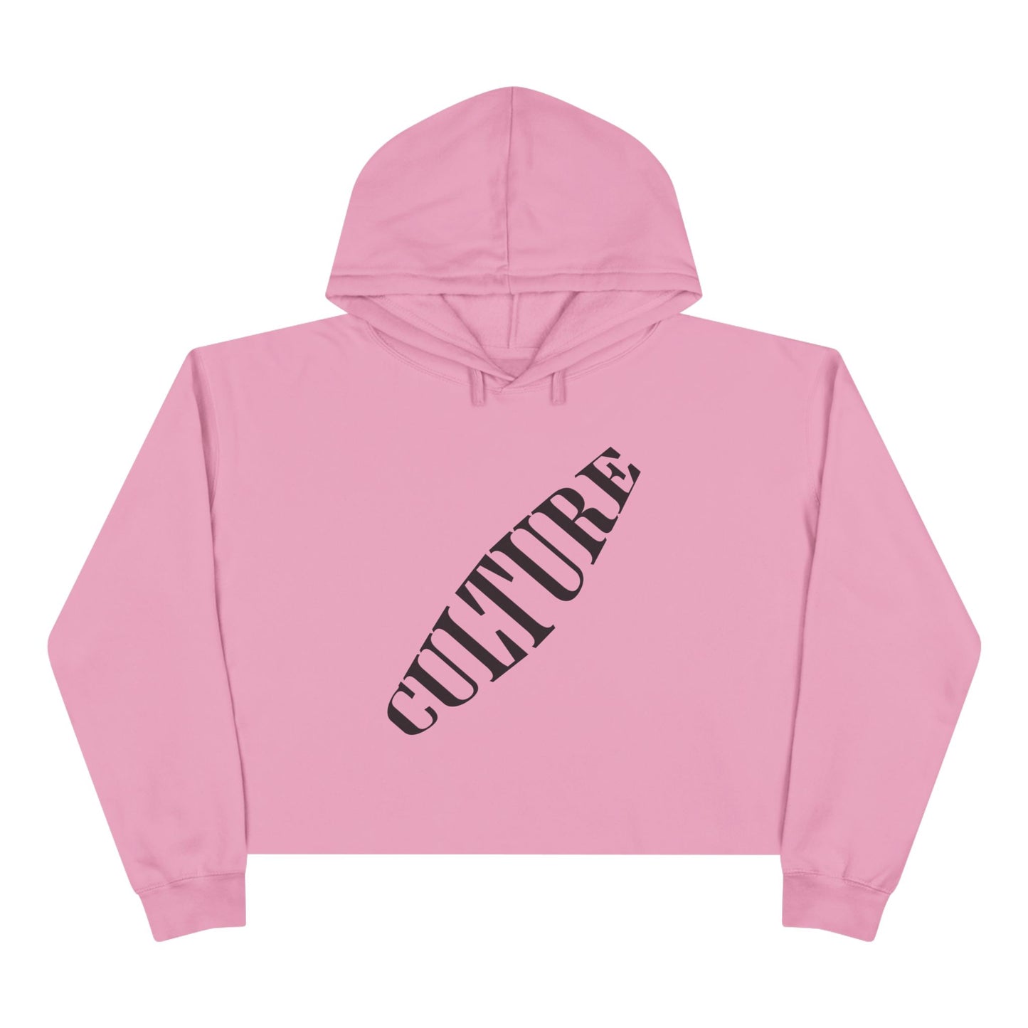 HUMANS APPAREL - Trendy "CULTURE" Crop Women's Hoodie - Statement Sweatshirt for Fashion Lovers
