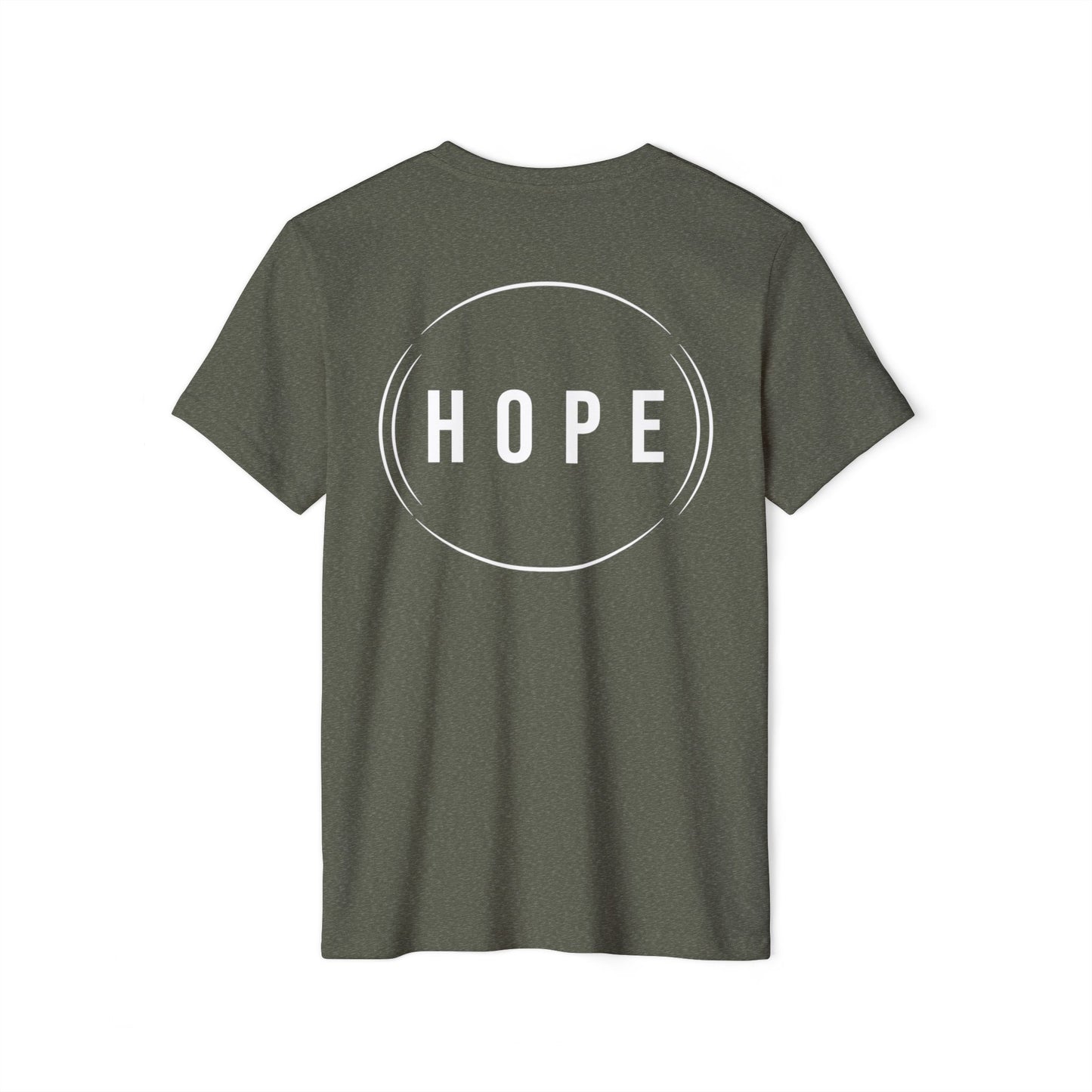 HUMANS APPAREL - Eco-Friendly Hope T-Shirt - Inspiring Message for Growth, Unisex Organic Tee.