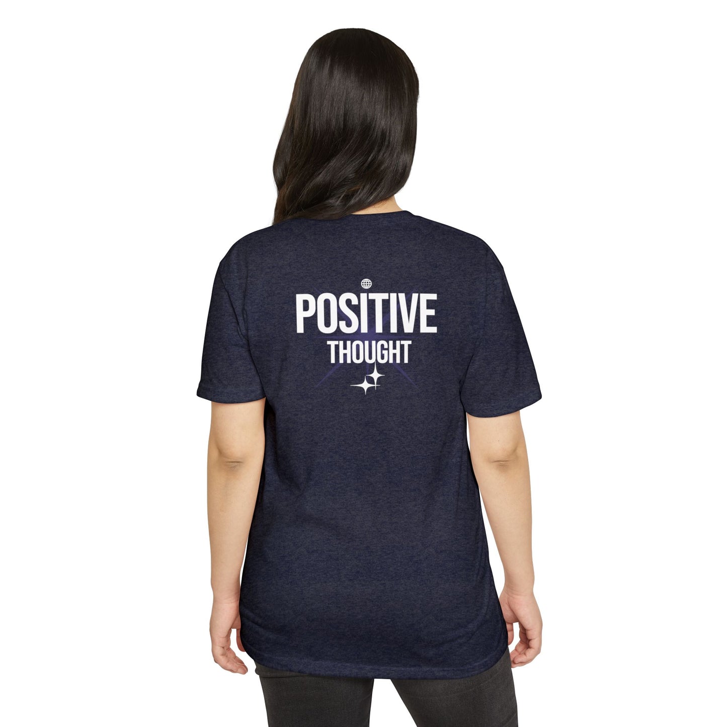 HUMANS APPAREL - Positive Thought Unisex CVC Jersey T-Shirt - Inspirational Quote Tee "Passion, Drive & Desire"