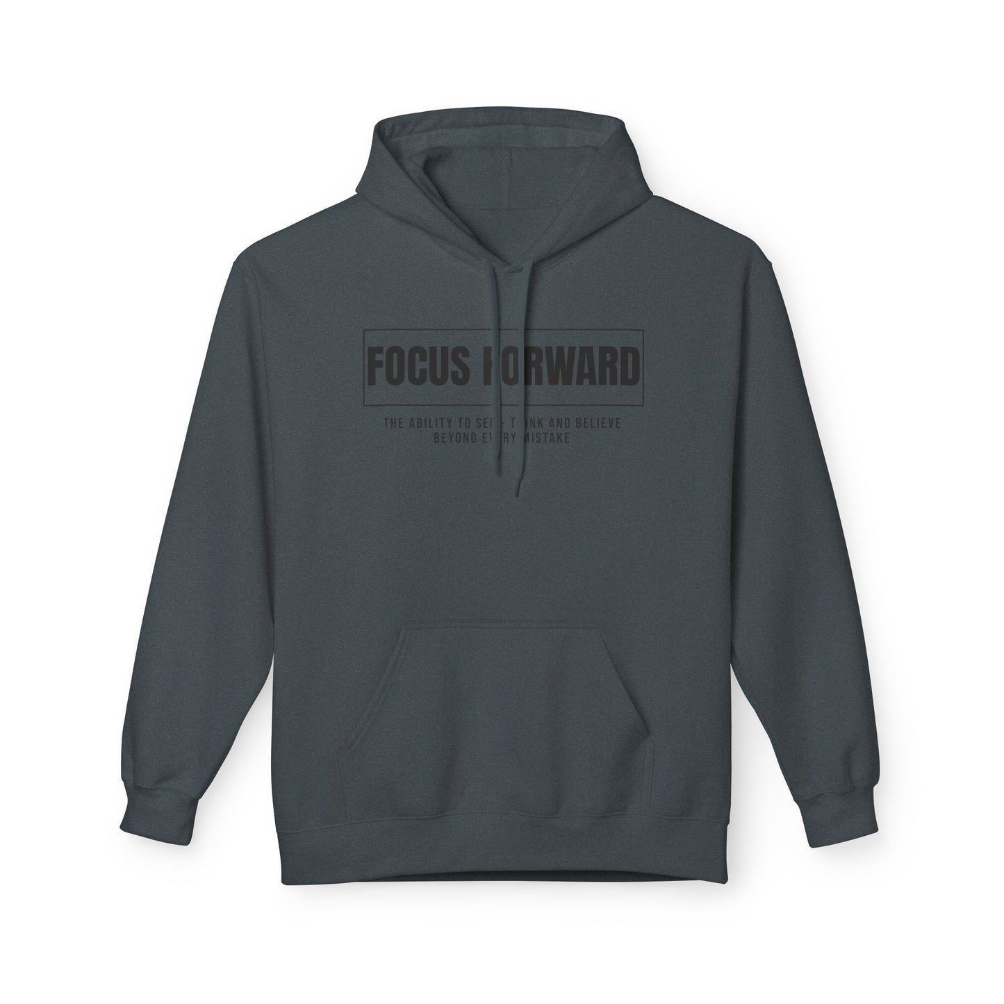 HUMANS APPAREL- "Focus Forward" Fleece Hoodie - Inspirational Fashion for Dreamers, Cozy Layer for Every Season, Motivational Gift for Friends, Unisex [...]