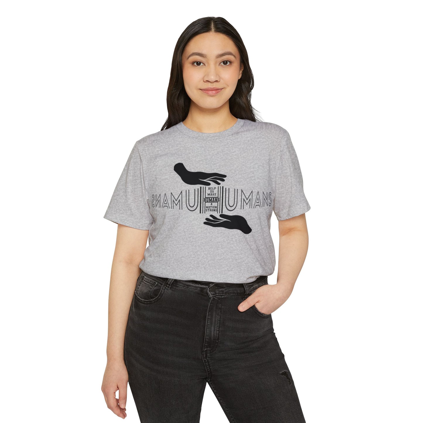 HUMANS APPAREL - Women's Organic T-Shirt - With Healing Hands Logo