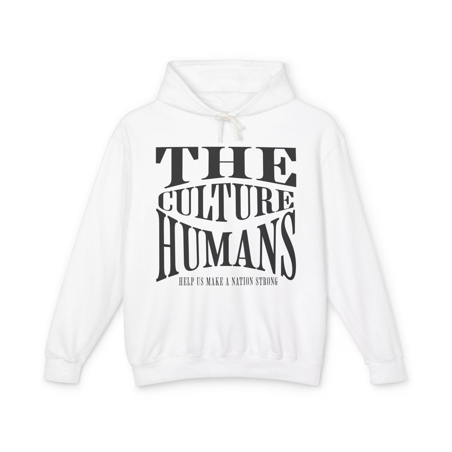HUMANS APPAREL - Inclusive Culture Unisex Lightweight Hooded Sweatshirt | Motivational Gift for All | Perfect for Casual Wear