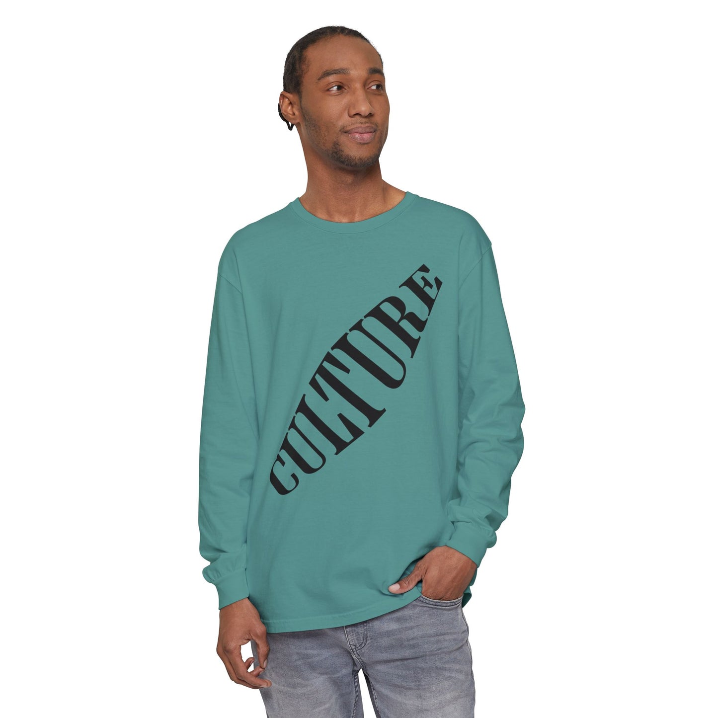 HUMANS APPAREL - Unisex Long Sleeve T-Shirt - 'Culture' Graphic Tee for Trendsetters