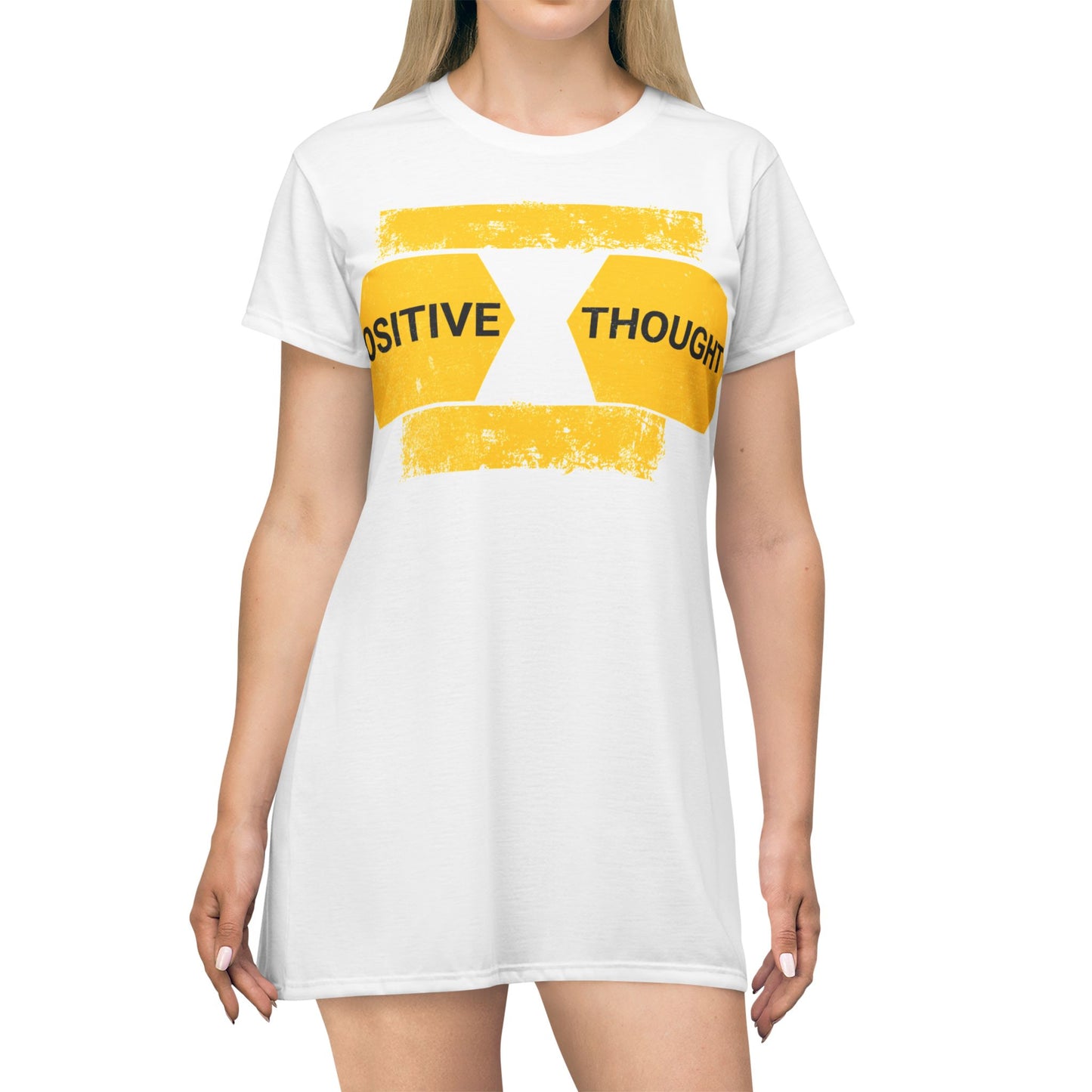HUMANS BRAND - Positive Thought T-Shirt Dress - Uplifting Dreams & Visions Style