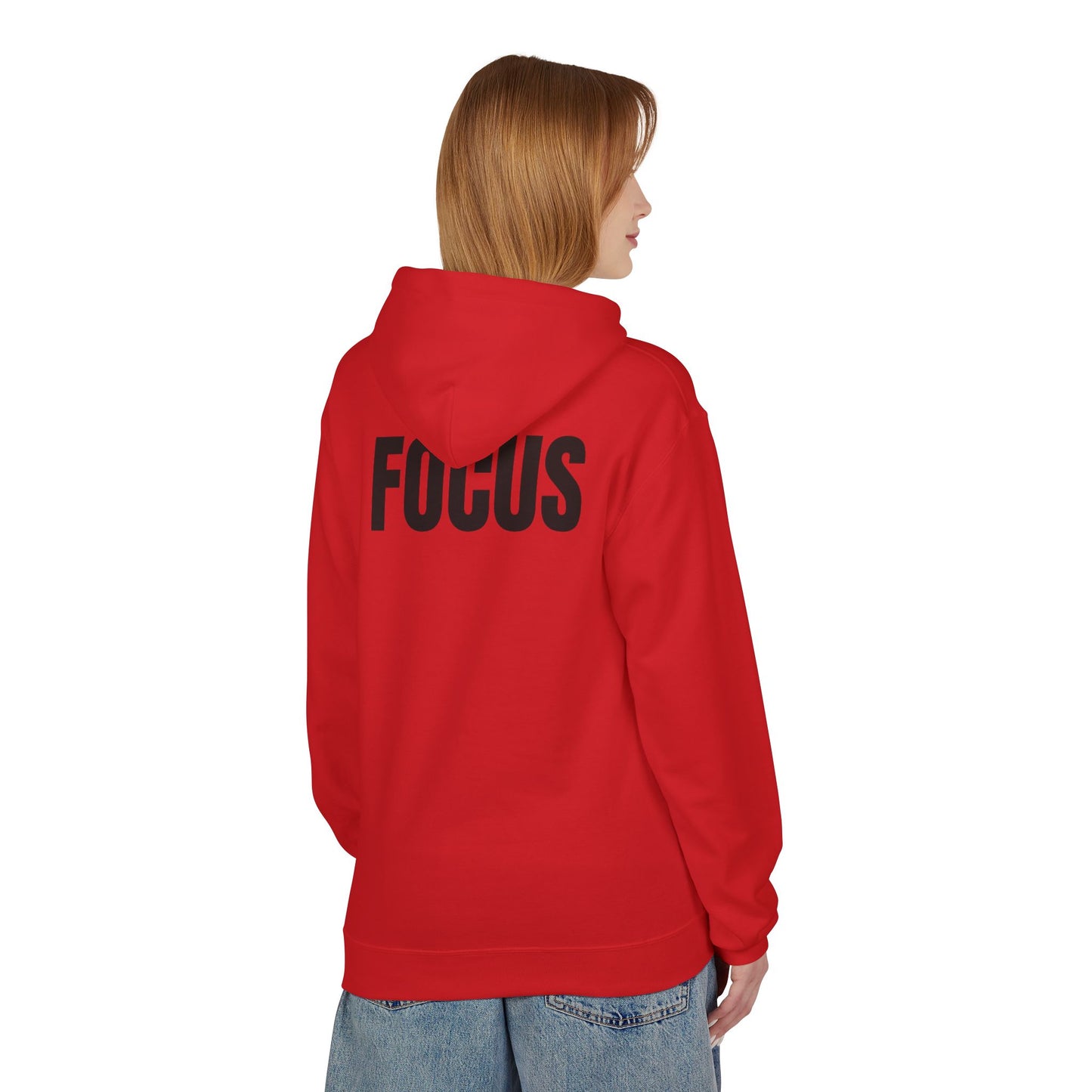 HUMANS APPAREL- "Focus Forward" Fleece Hoodie - Inspirational Fashion for Dreamers, Cozy Layer for Every Season, Motivational Gift for Friends, Unisex [...]