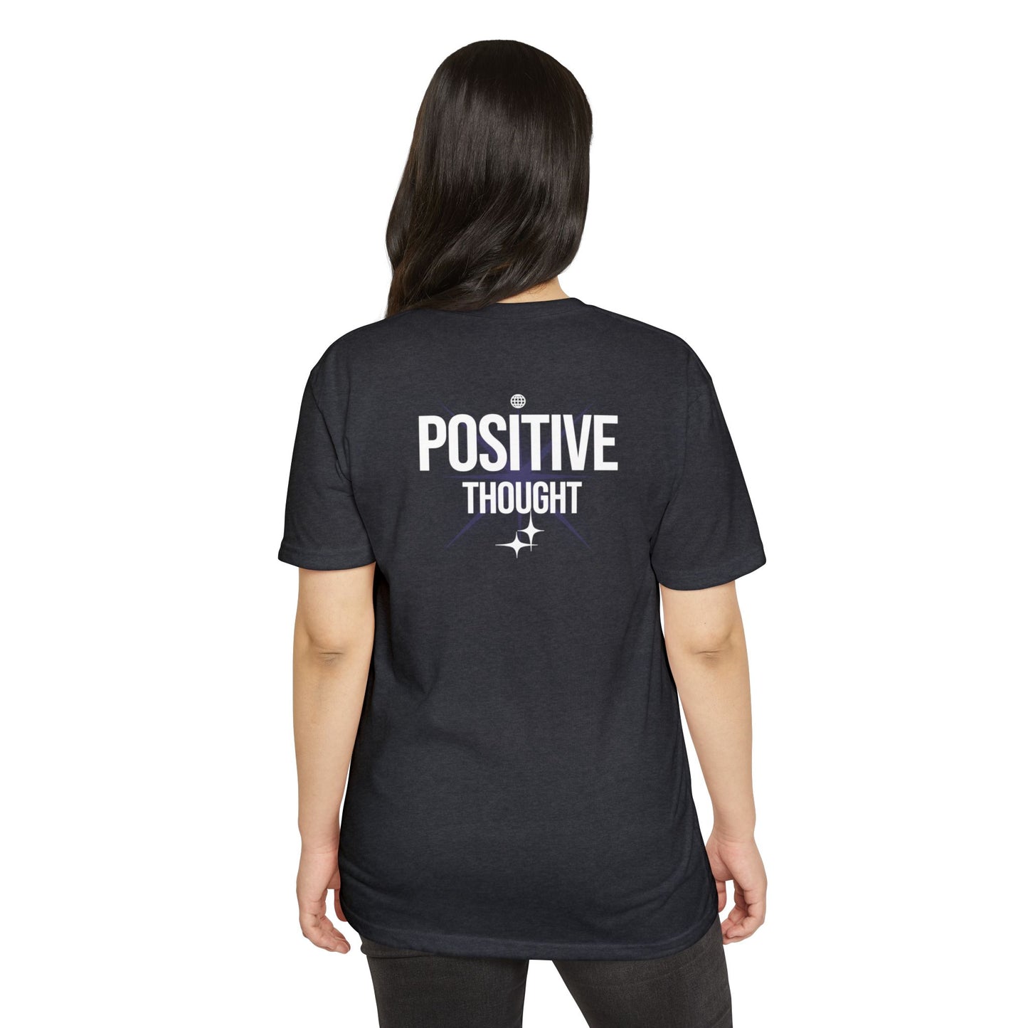 HUMANS APPAREL - Positive Thought Unisex CVC Jersey T-Shirt - Inspirational Quote Tee "Passion, Drive & Desire"
