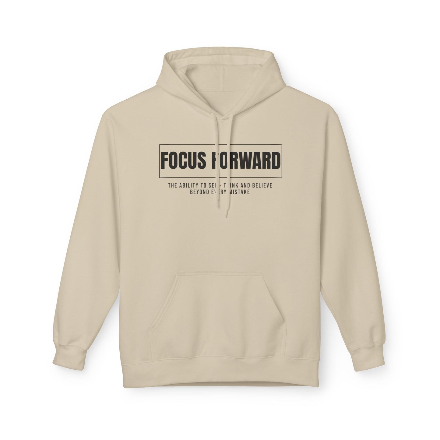 HUMANS APPAREL- "Focus Forward" Fleece Hoodie - Inspirational Fashion for Dreamers, Cozy Layer for Every Season, Motivational Gift for Friends, Unisex [...]