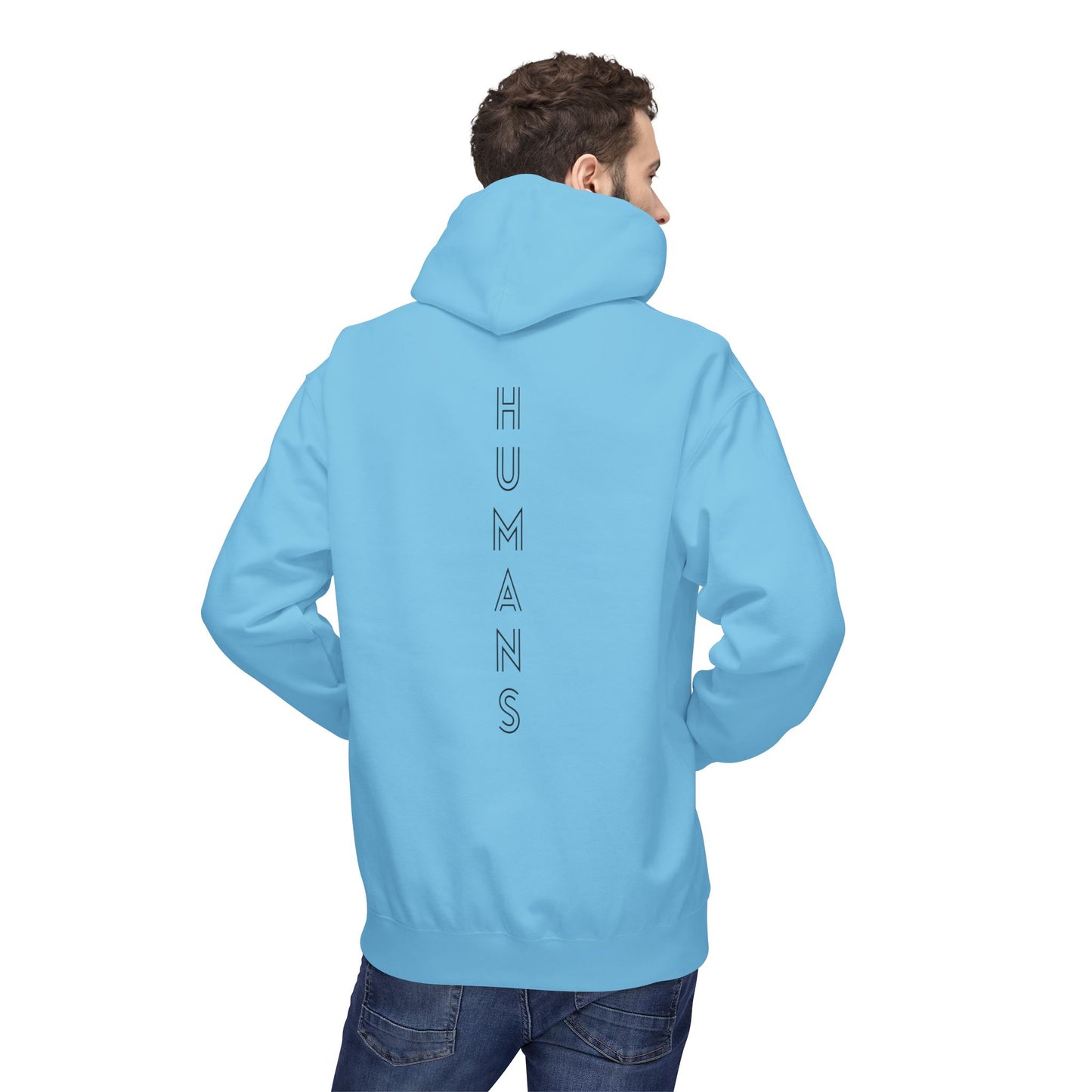 HUMANS APPAREL - The Bloodline is Humans Hoodie - Unisex Soft Style Fleece Sweatshirt