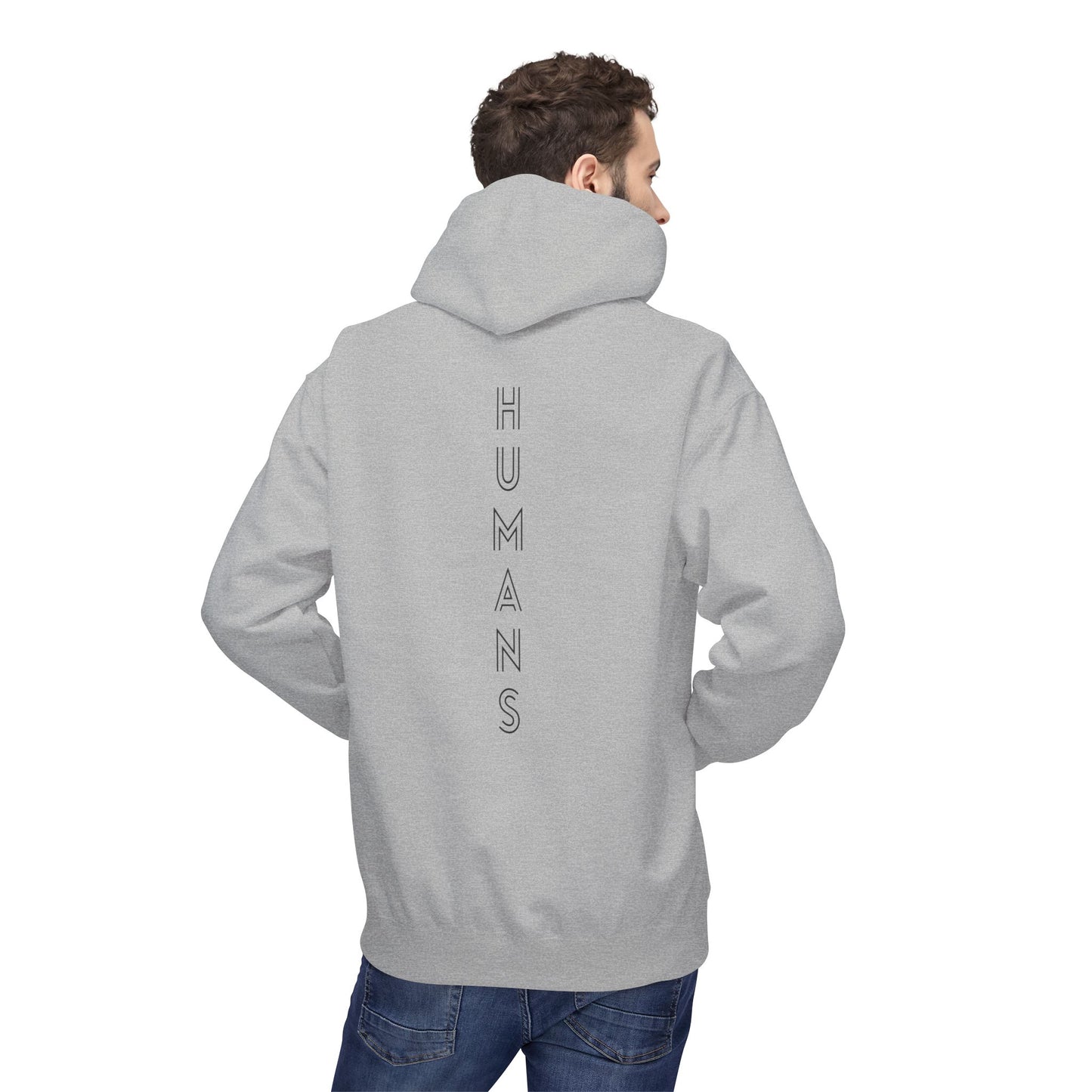 HUMANS APPAREL - The Bloodline is Humans Hoodie - Unisex Soft Style Fleece Sweatshirt