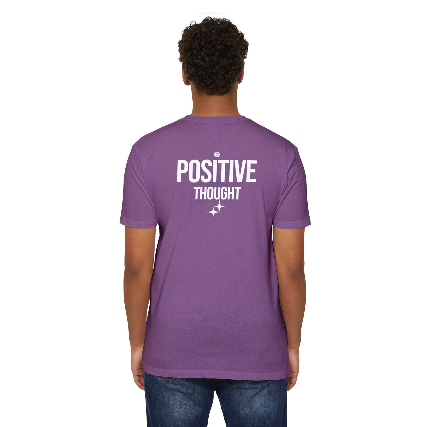 HUMANS APPAREL - Positive Thought Unisex CVC Jersey T-Shirt - Inspirational Quote Tee "Passion, Drive & Desire"
