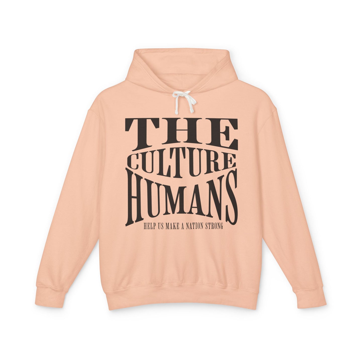 HUMANS APPAREL - Inclusive Culture Unisex Lightweight Hooded Sweatshirt | Motivational Gift for All | Perfect for Casual Wear