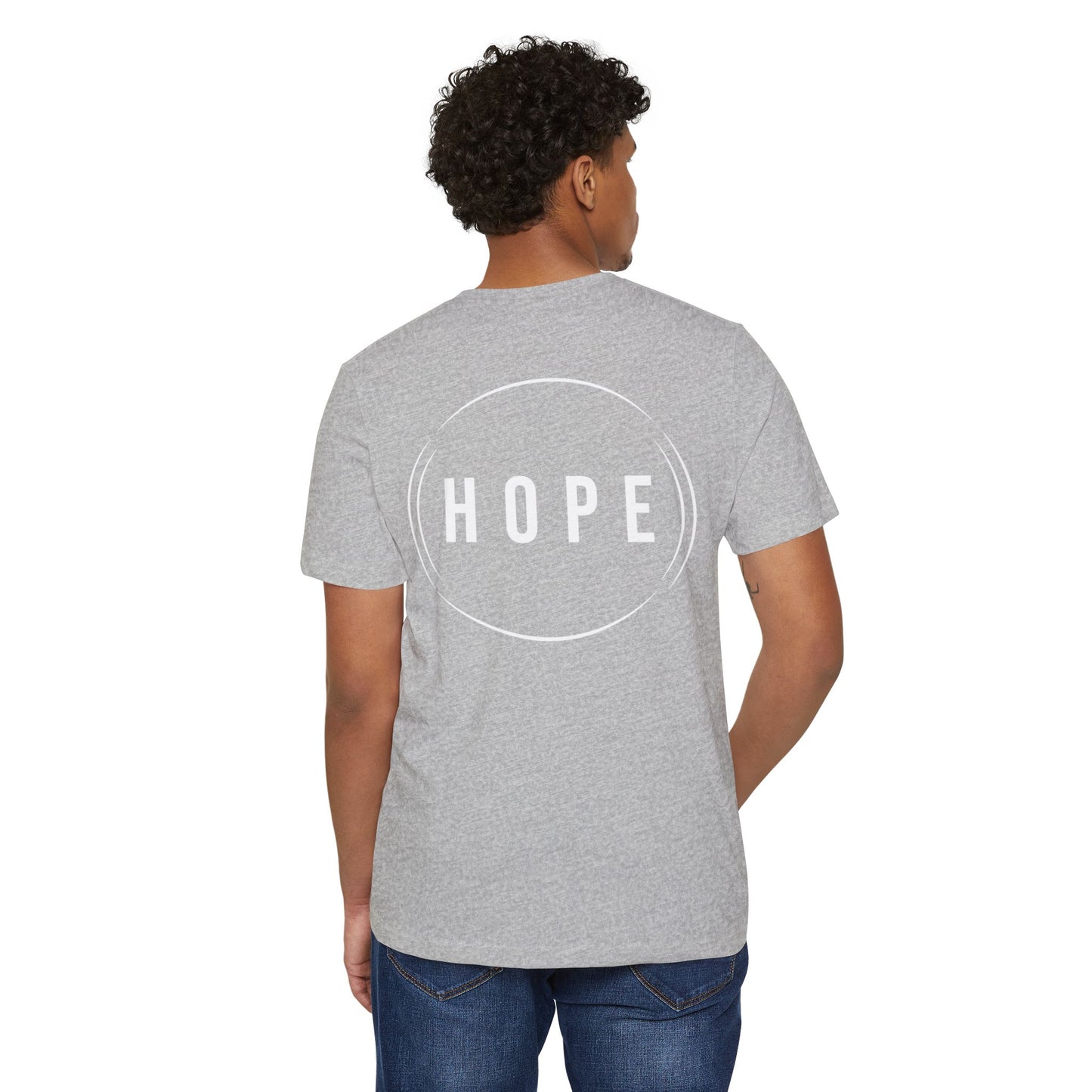 HUMANS APPAREL - Eco-Friendly Hope T-Shirt - Inspiring Message for Growth, Unisex Organic Tee.