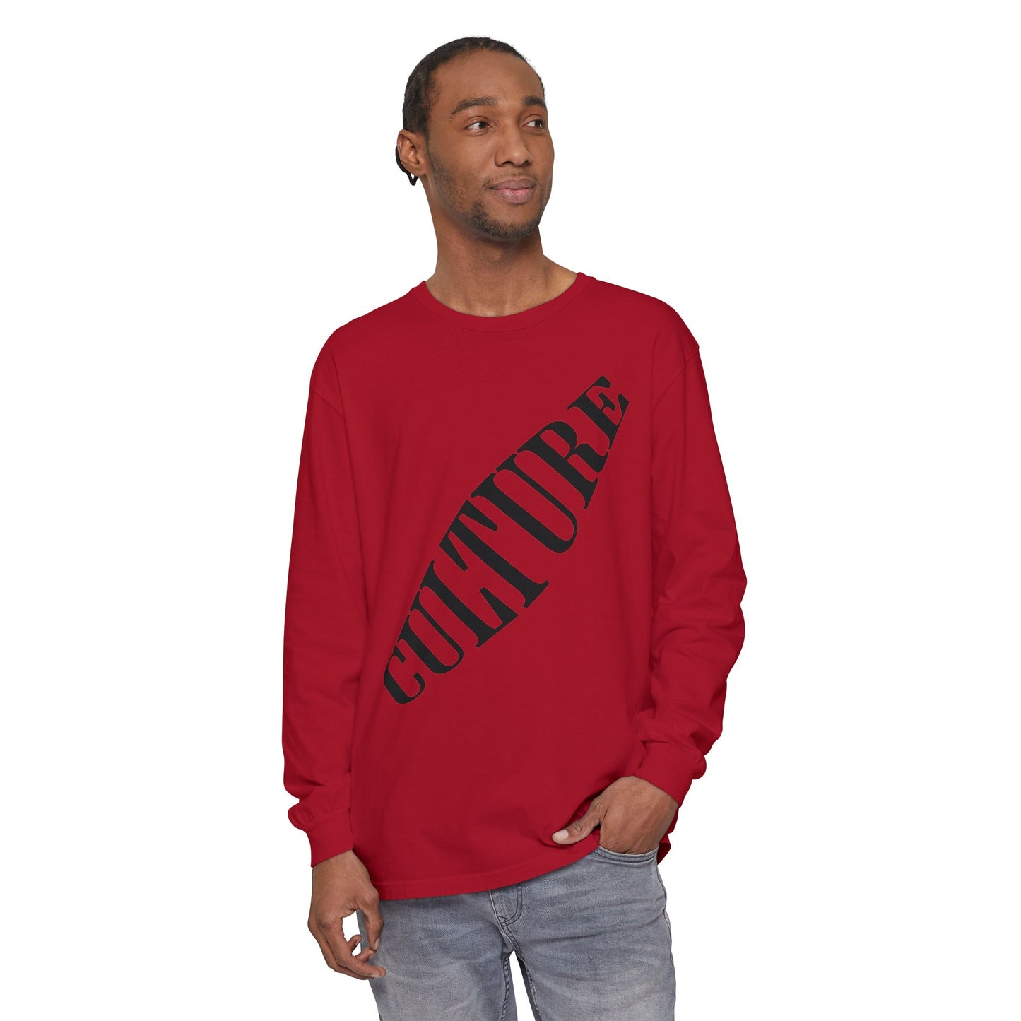 HUMANS APPAREL - Unisex Long Sleeve T-Shirt - 'Culture' Graphic Tee for Trendsetters